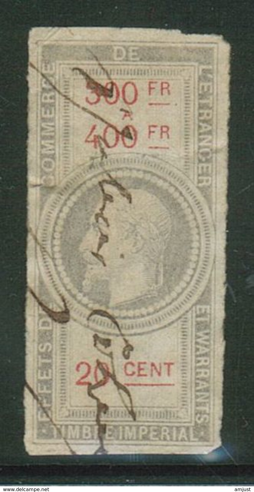France //  Timbre Fiscaux 20c, - Other & Unclassified