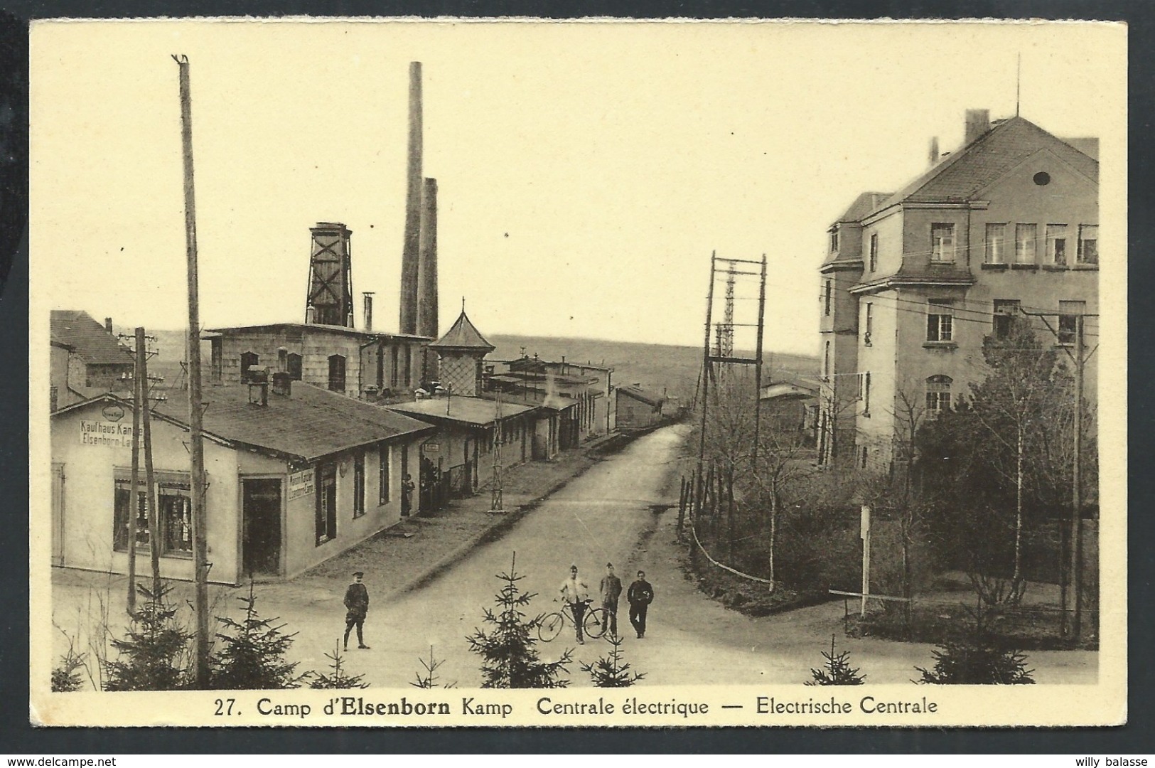 +++ CPA - Camp D' ELSENBORN  Kamp - Centrale Electrique   // - Butgenbach - Buetgenbach