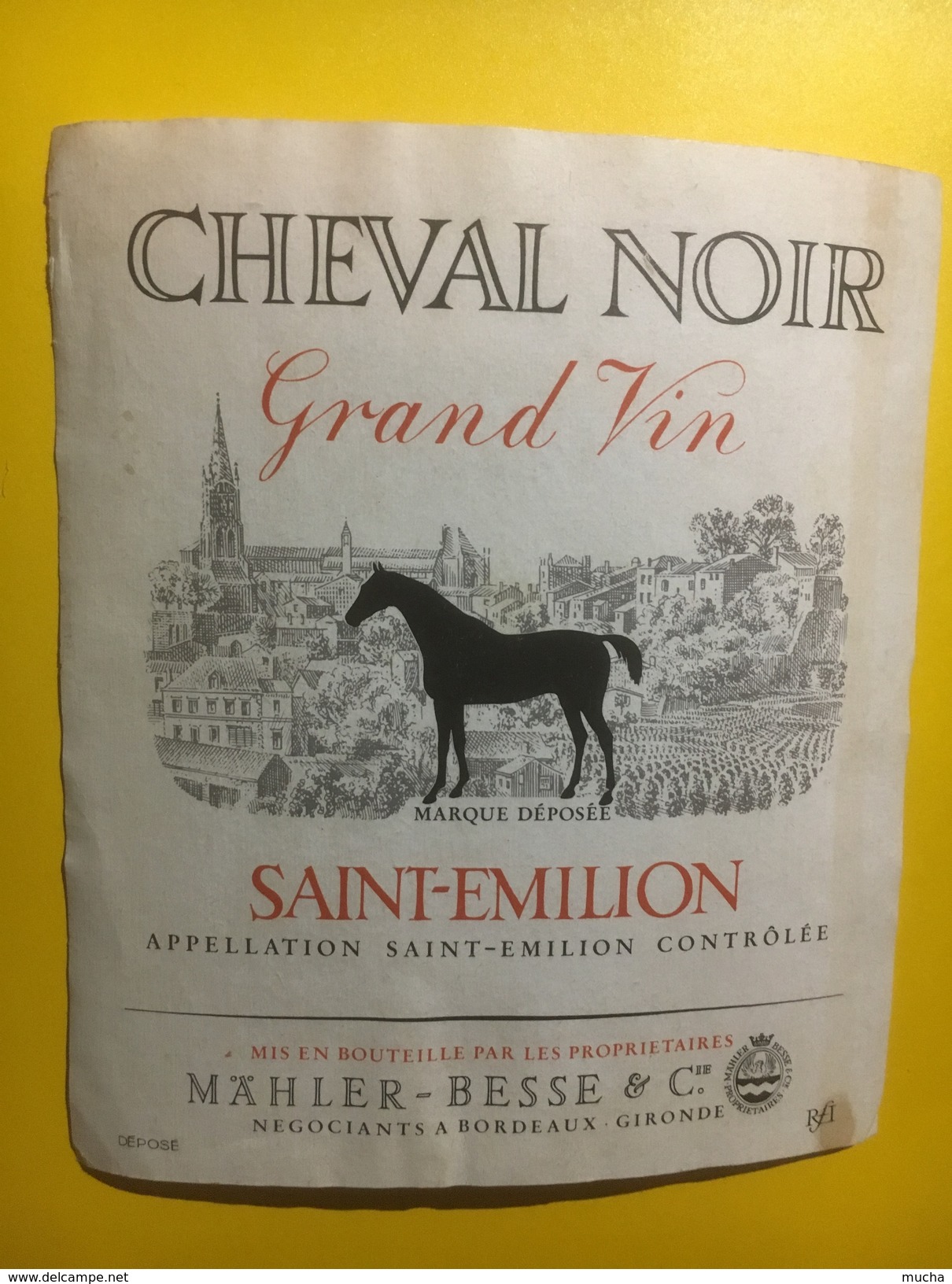 3856 -  Cheval Noir Saint-Emilion - Bordeaux