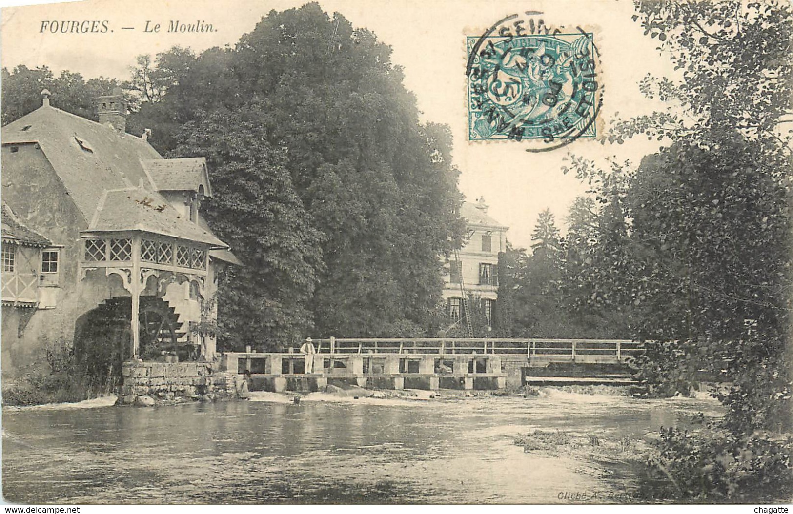 Cpa, Fourges, Le Moulin - Fourges