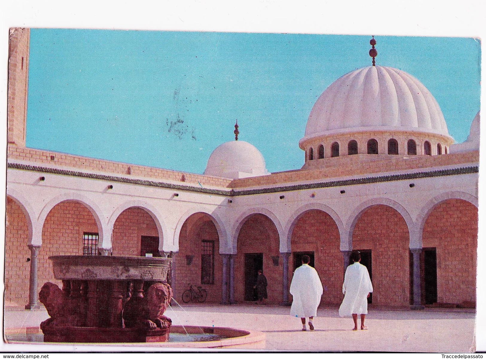 CARTOLINA ANNI '70 - TUNISIA - MONASTIR - MOSQUEE DE BOURGUIBA - Tunisia