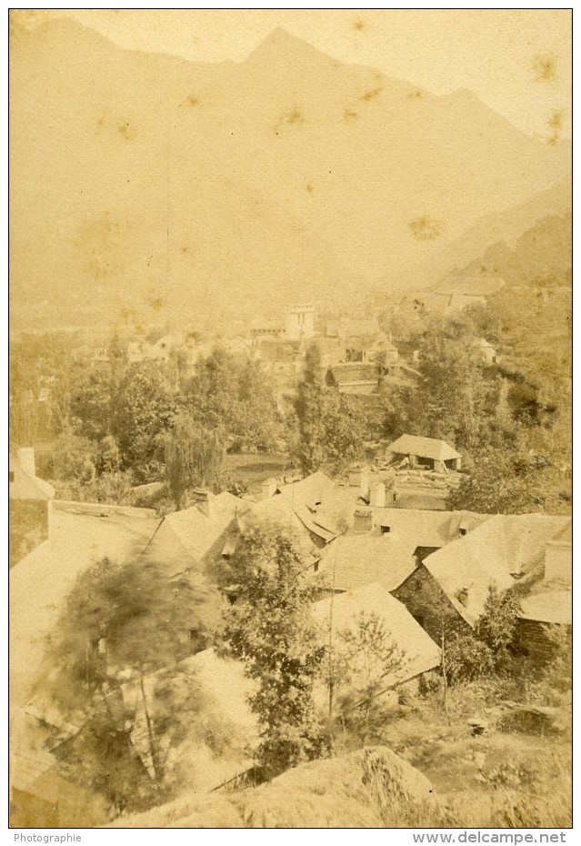 Pyrenees Pierrefitte Entre Cauterets Et Saint Sauveur Ancienne Photo CDV Andrieu 1870 - Old (before 1900)