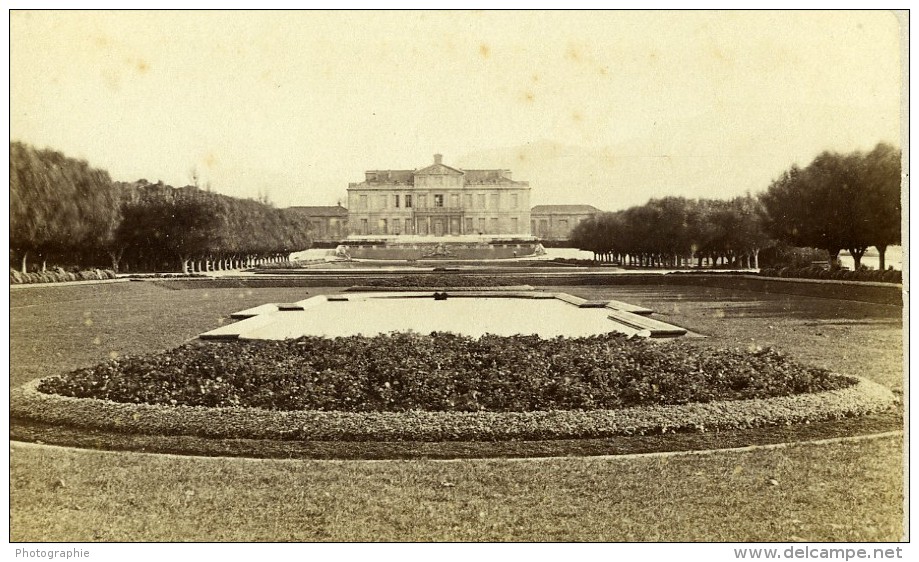 France Marseille Château Borely Ancienne Photo CDV Neurdein 1870's - Old (before 1900)