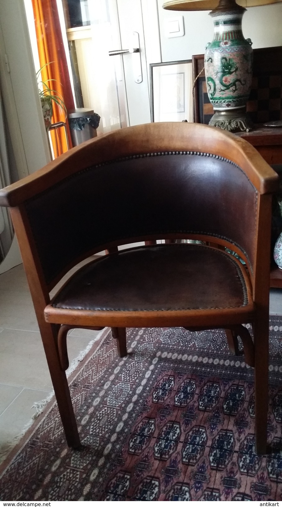 RARE ART DECO - Fauteuil de bureau Fischel 1930