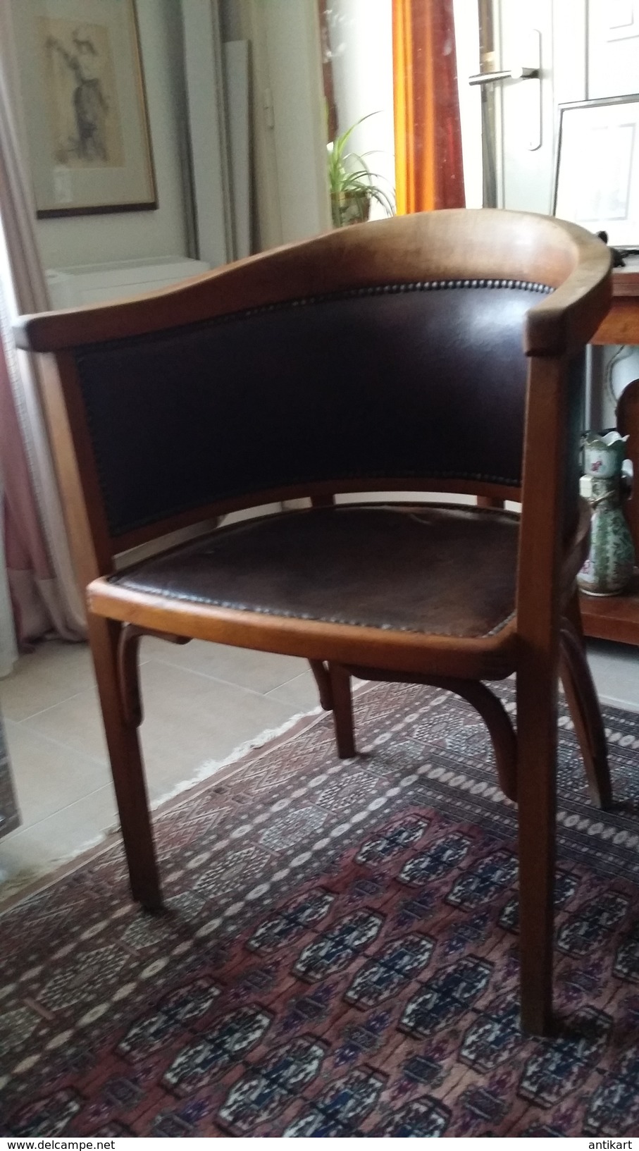 RARE ART DECO - Fauteuil de bureau Fischel 1930