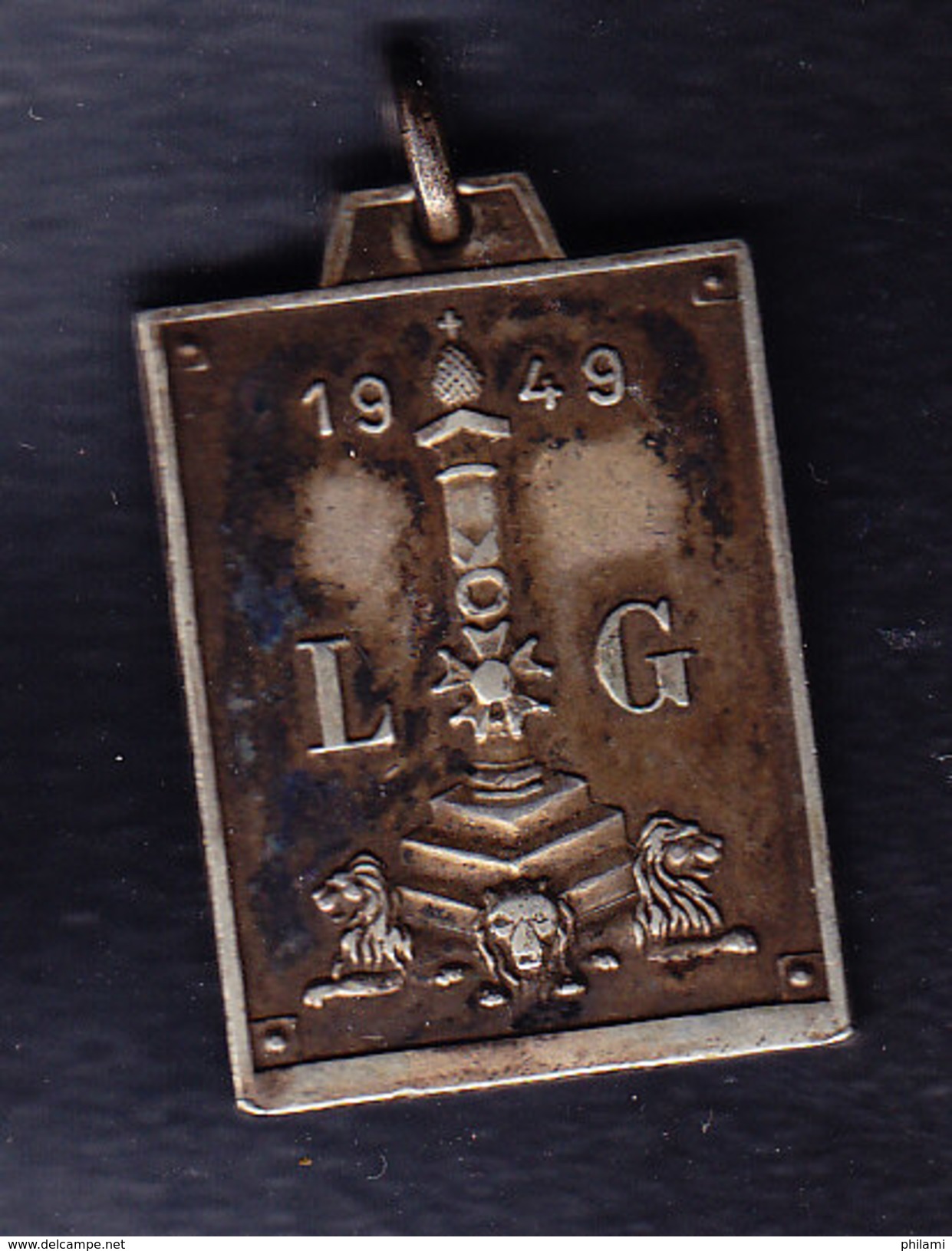 Médaille, XXme ANNIVERSAIRE U.P.P.S. LIEGE AGGLOMERATION 1949, Poids 12 Gr, 2.3 X 3 Cm.(OM32) - Autres & Non Classés