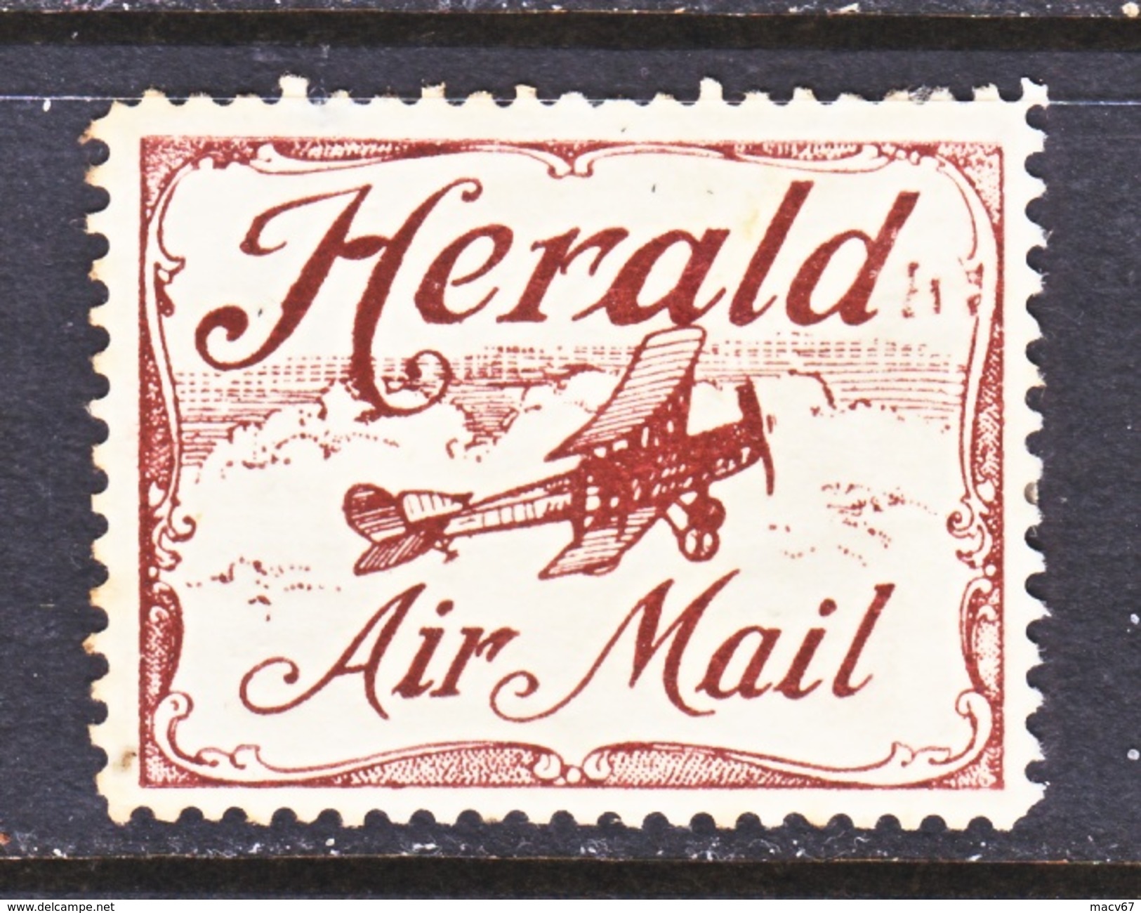 AUSTRALIA  SEMI-OFFICIAL  SO 2   *  HERALD  AIR  MAIL - Mint Stamps