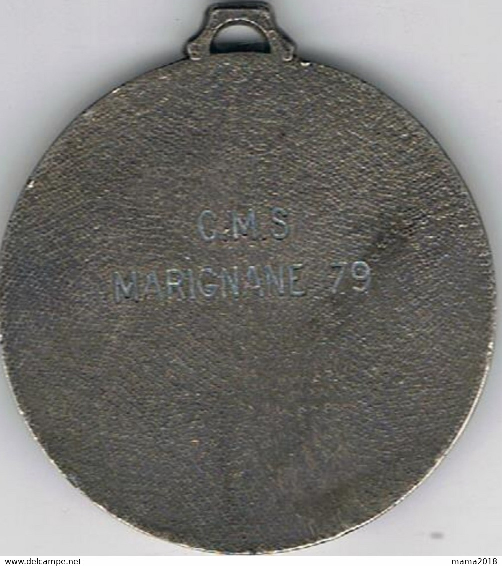 Grosse Médaille  Aviron  55 Mm X 5 Mm  CMS   Marignane  1979 - Aviron