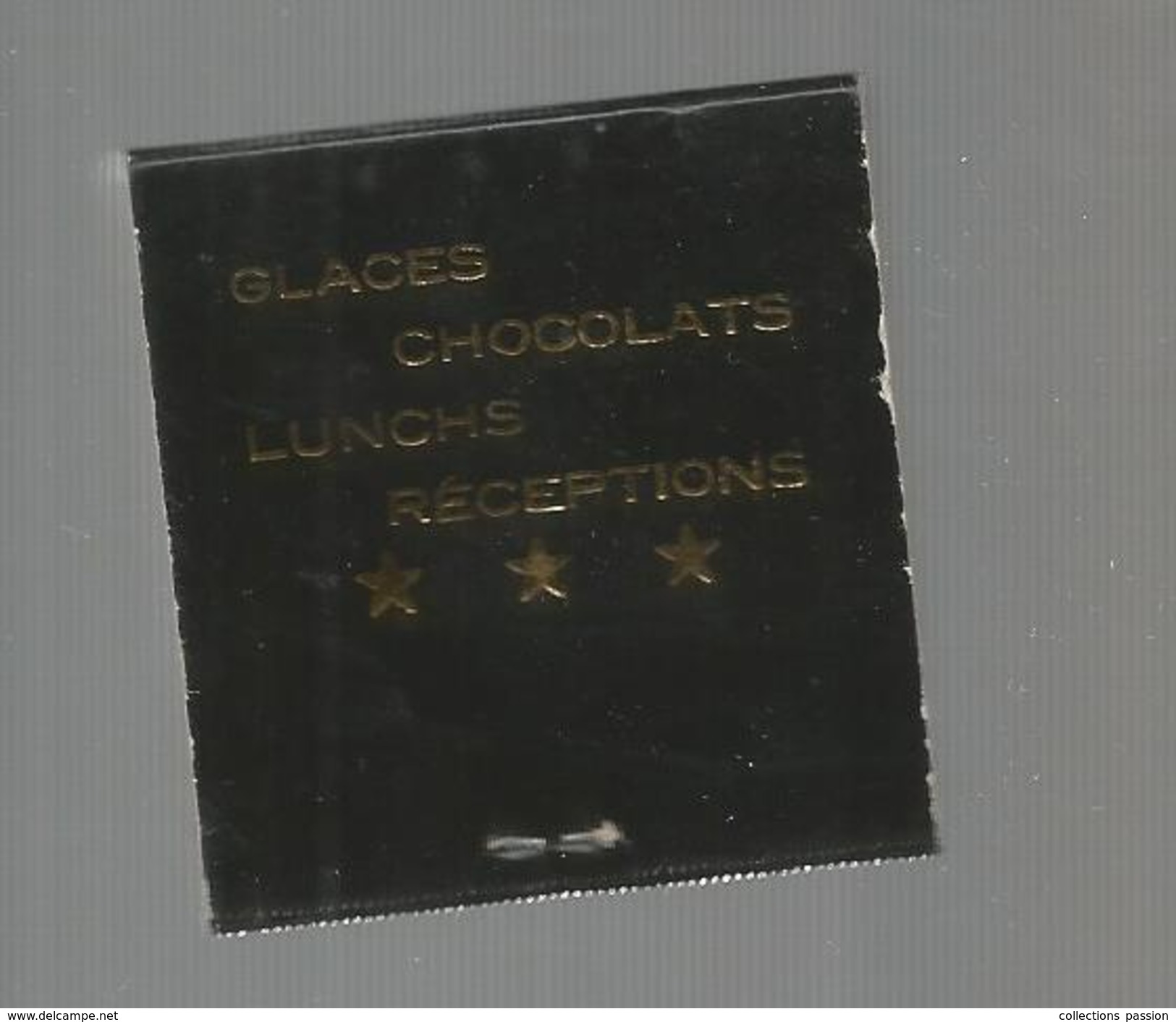 G-I-E , Tabac , Boites , Pochette D'ALLUMETTES , 2 Scans ,  Publicité, Boulangerie BRIOCHE AU BEURRE , 92 , COURBEVOIE - Boites D'allumettes