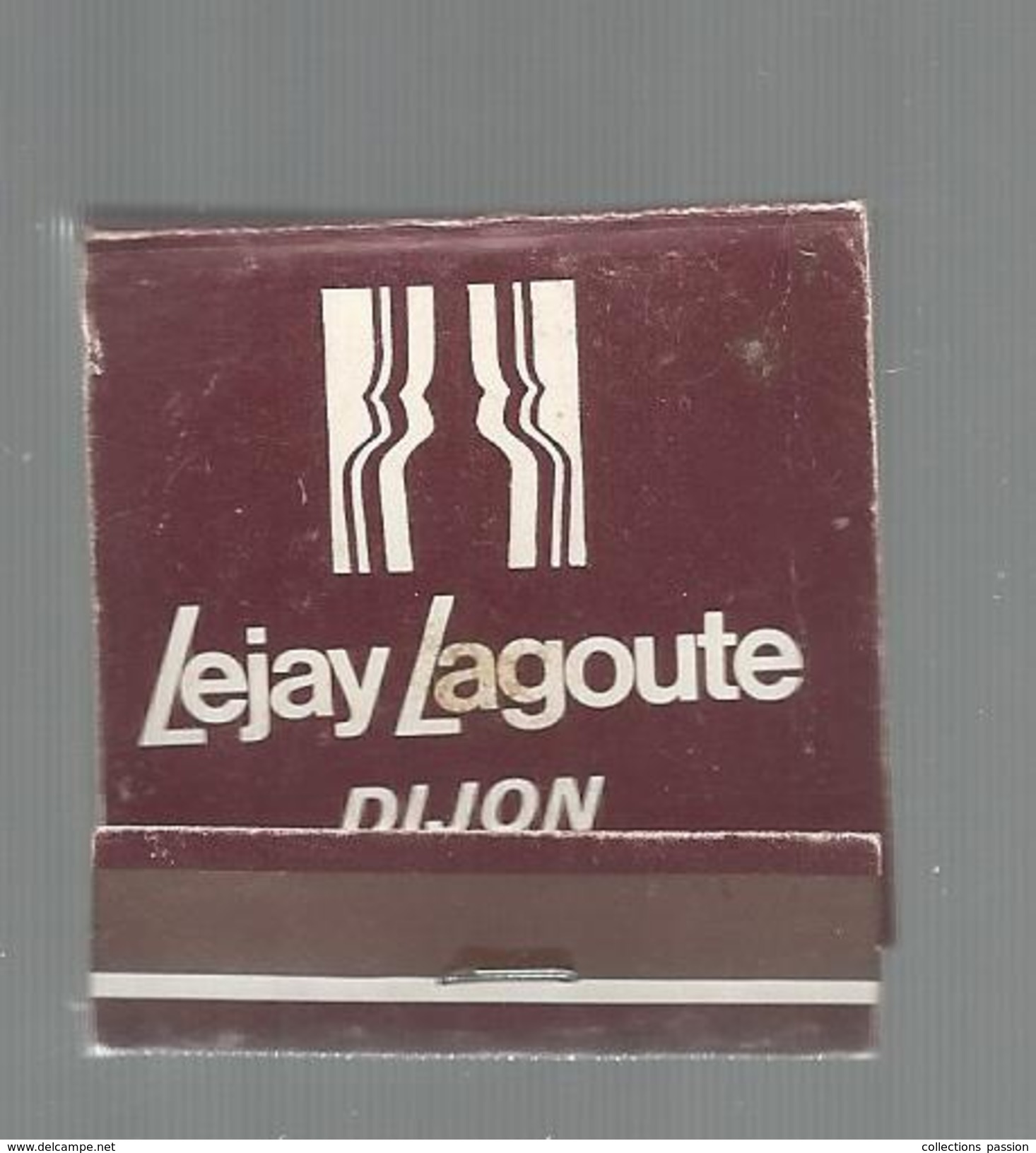 G-I-E , Tabac , Boites , Pochette D'ALLUMETTES, Publicité, Cassis SISCA , Liqueurs , Sirop Tek , LEJAY LAGOUTE , DIJON - Zündholzschachteln