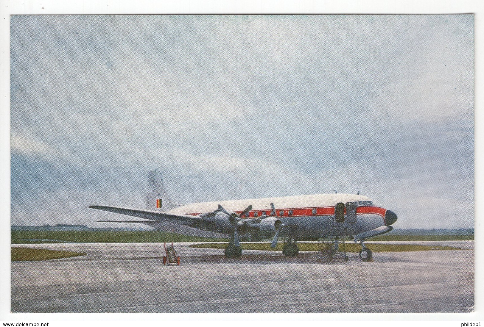 CP. Force Aérienne Belge. Douglas DC6. Quadrimoteur De Transport - 1946-....: Moderne