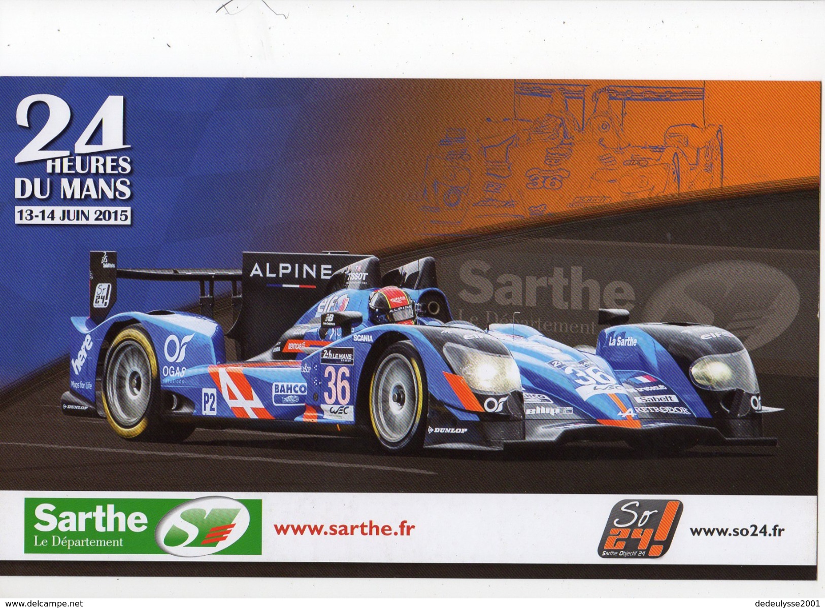 Avr17  78124  24 Heures Du Mans     Alpine   2015 - Le Mans