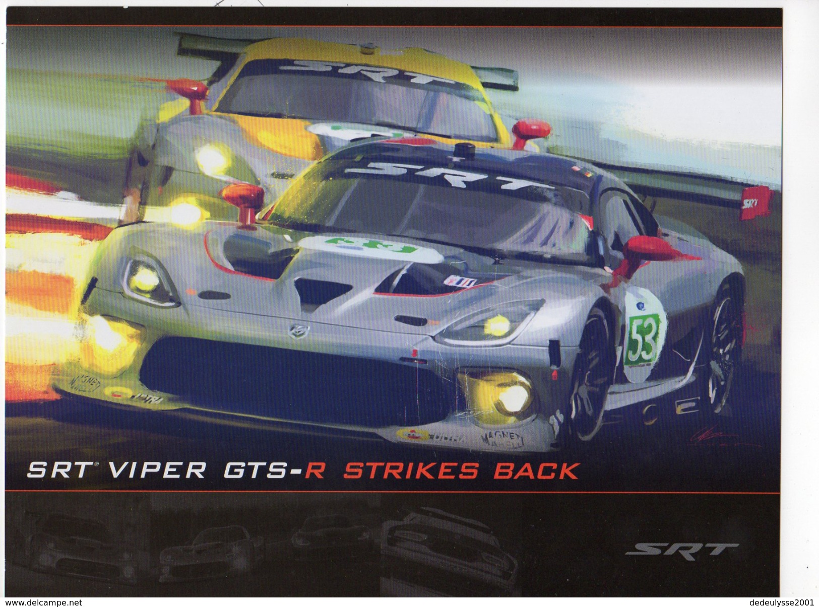 Avr17  78110  24 Heures Du Mans     SRT VIPER  GTS - Le Mans