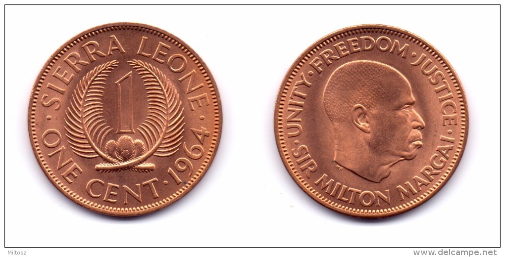 Sierra Leone 1 Cent 1964 - Sierra Leone
