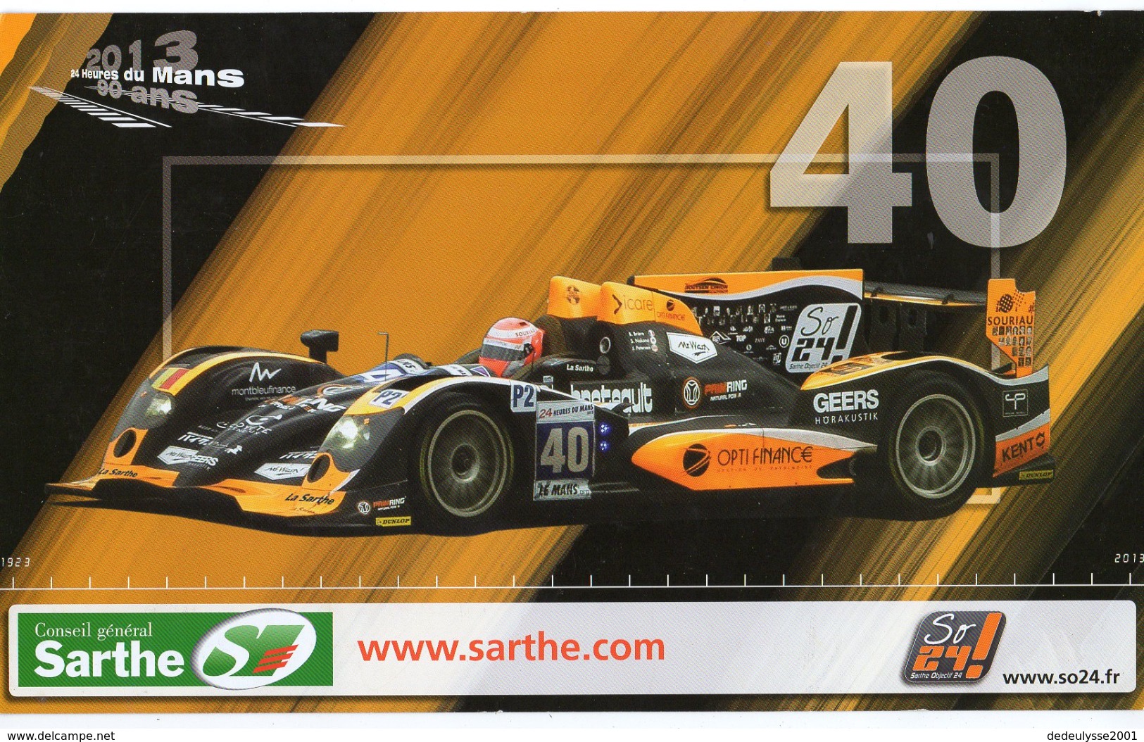 Avr17  78106  24 Heures Du Mans    2013    Oreca Nissan 03 LMP2 - Le Mans