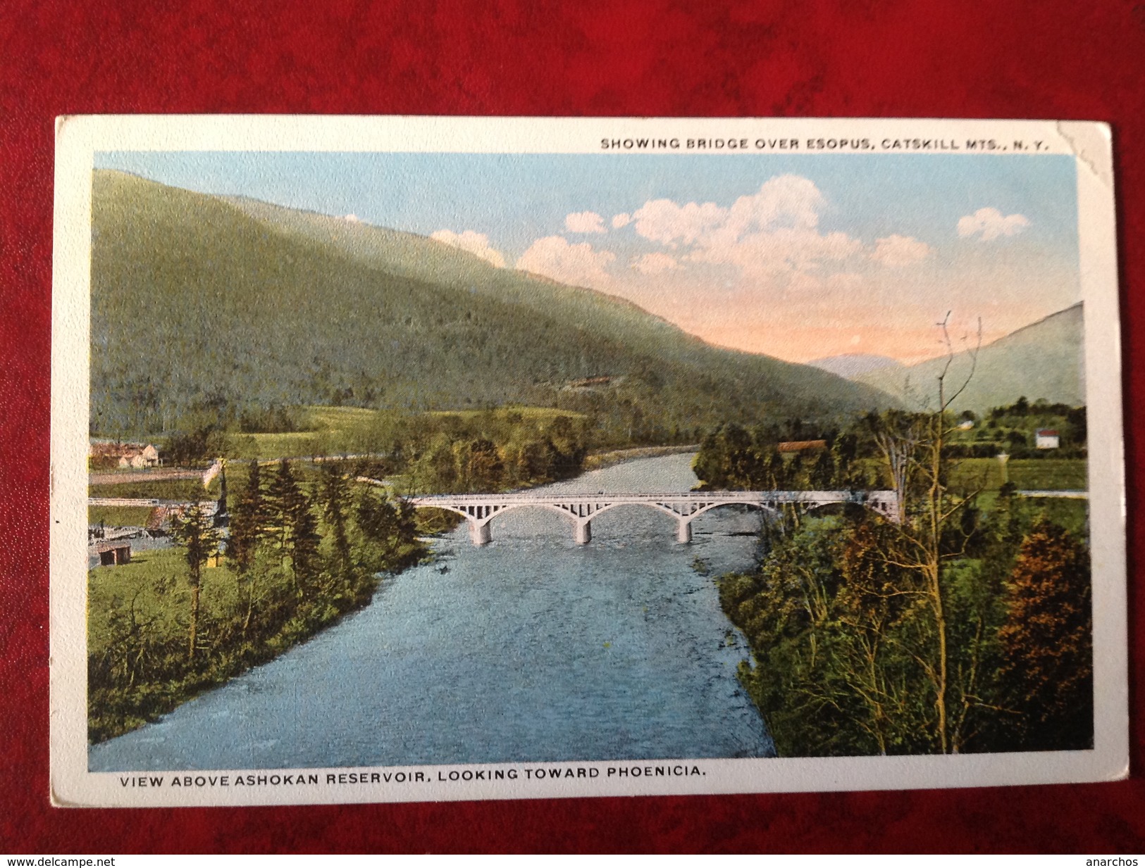 NY Showing Bridge Over Esopus CATSKILL Mts - Catskills