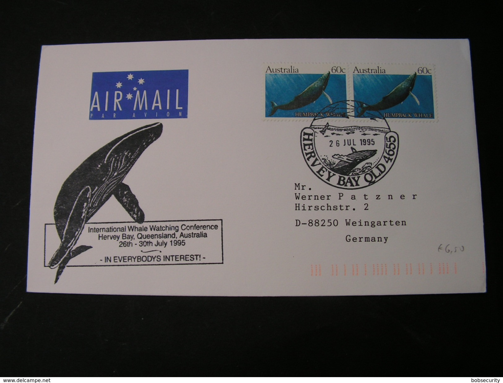 AU Cv. Fische 1998,  Whale SST M - Inseln , Antarctic Research - Briefe U. Dokumente
