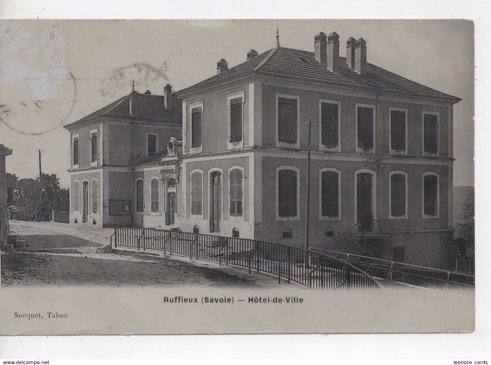 CPA.73.Ruffieux.Hôtel De Ville.1908 - Ruffieux