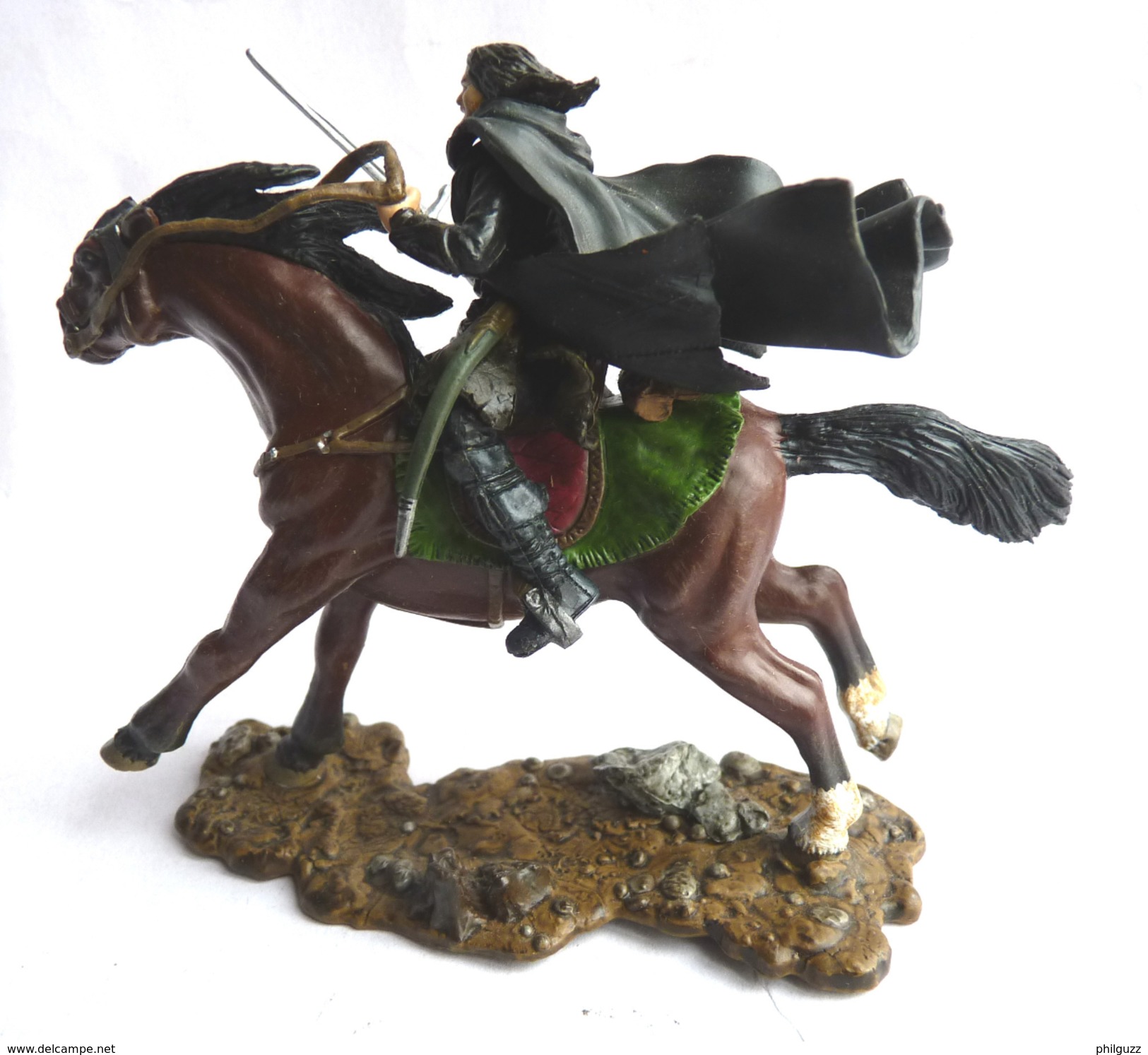 FIGURINE SEIGNEUR DES ANNEAUX ARAGORN On HORSEBACK PLAY ALONG 2003 - Lord Of The Rings