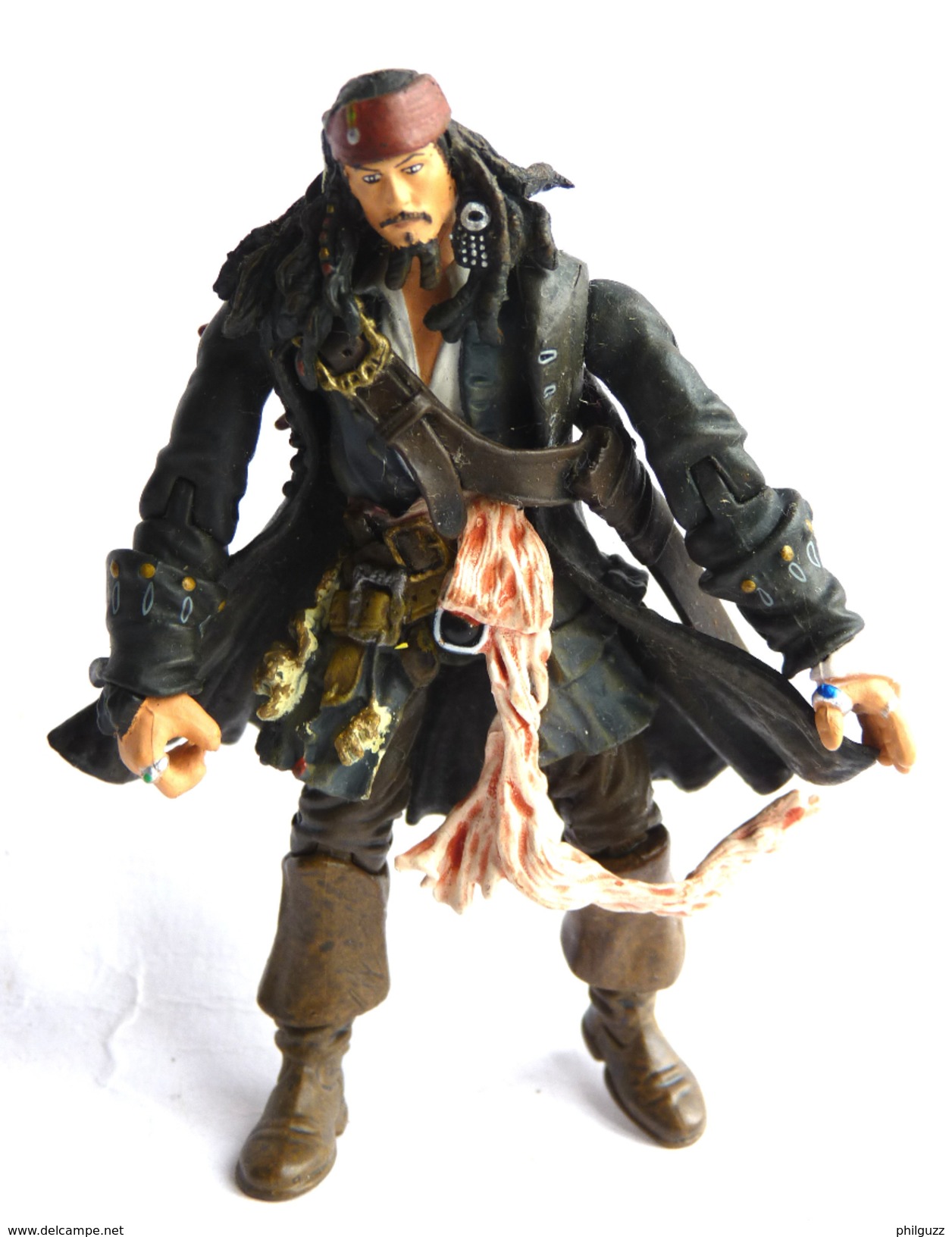 FIGURINE ZIZZLE PIRATES DES CARAIBES Captain Jack Sparrow  (1) 9.3 Cm - Autres & Non Classés