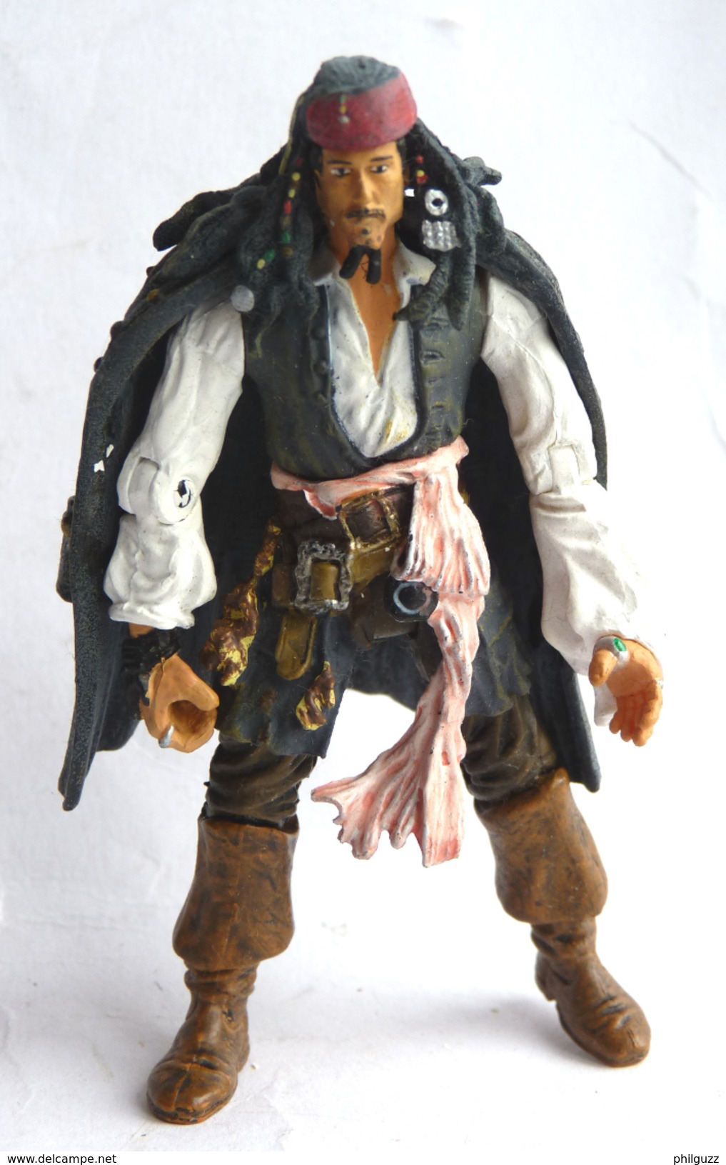 FIGURINE ZIZZLE PIRATES DES CARAIBES Captain Jack Sparrow (2) 9.3 Cm - Otros & Sin Clasificación