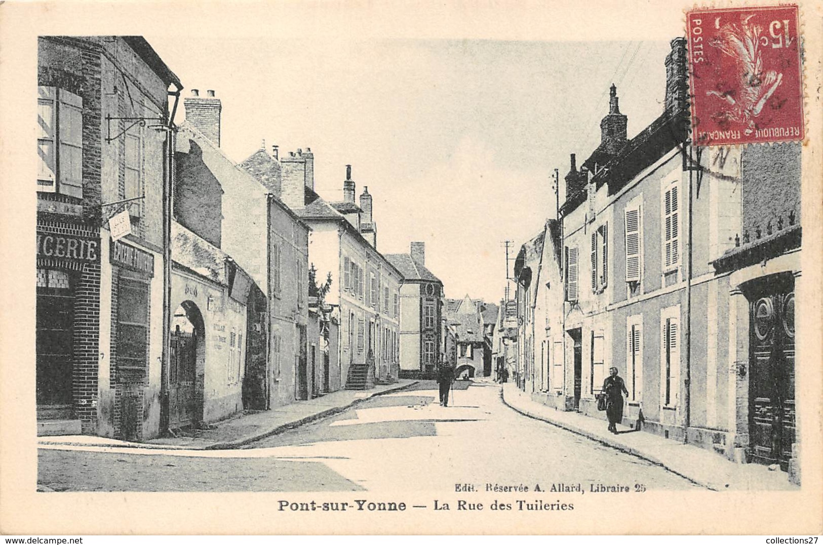 89-PONT-SUR-YONNE- LA RUE DES TUILERIES - Pont Sur Yonne