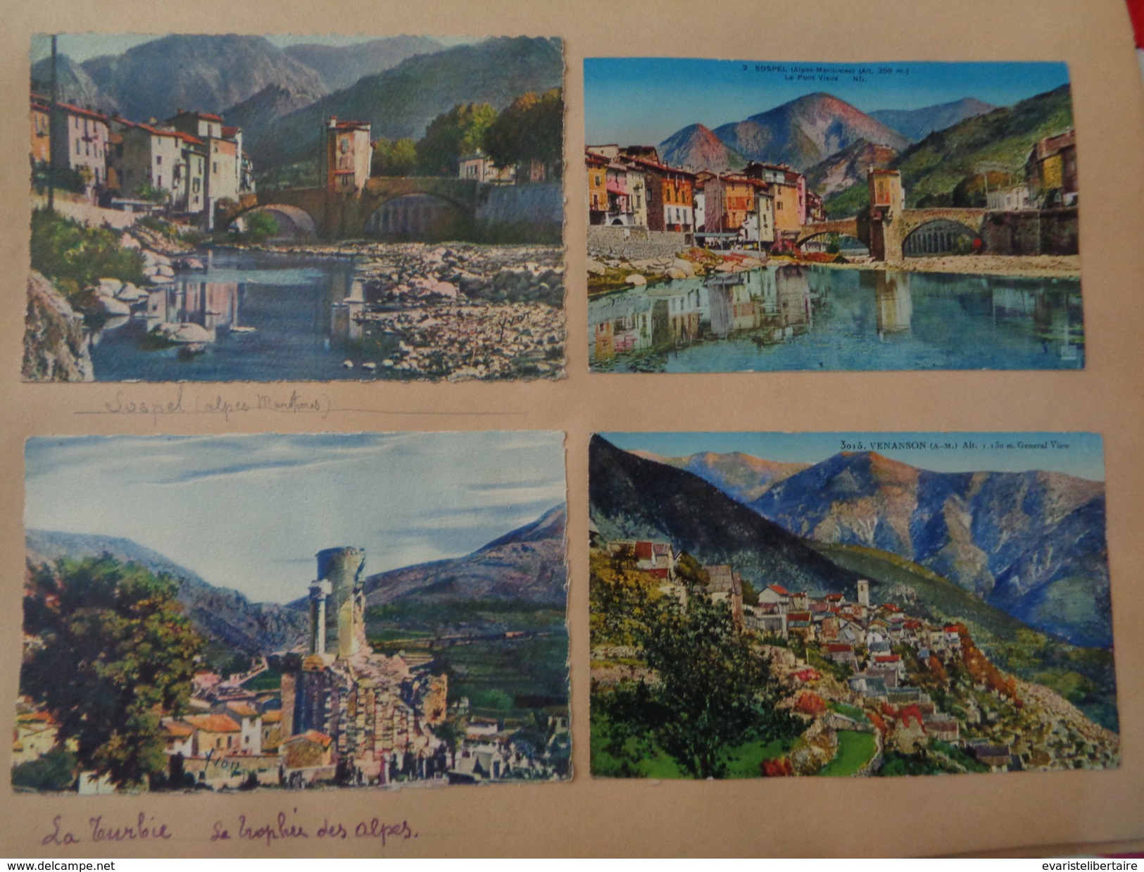 Album /cartes postales,photos de la Haute SAVOIE ,ALPES MARITIMES ,179 cartes et photos