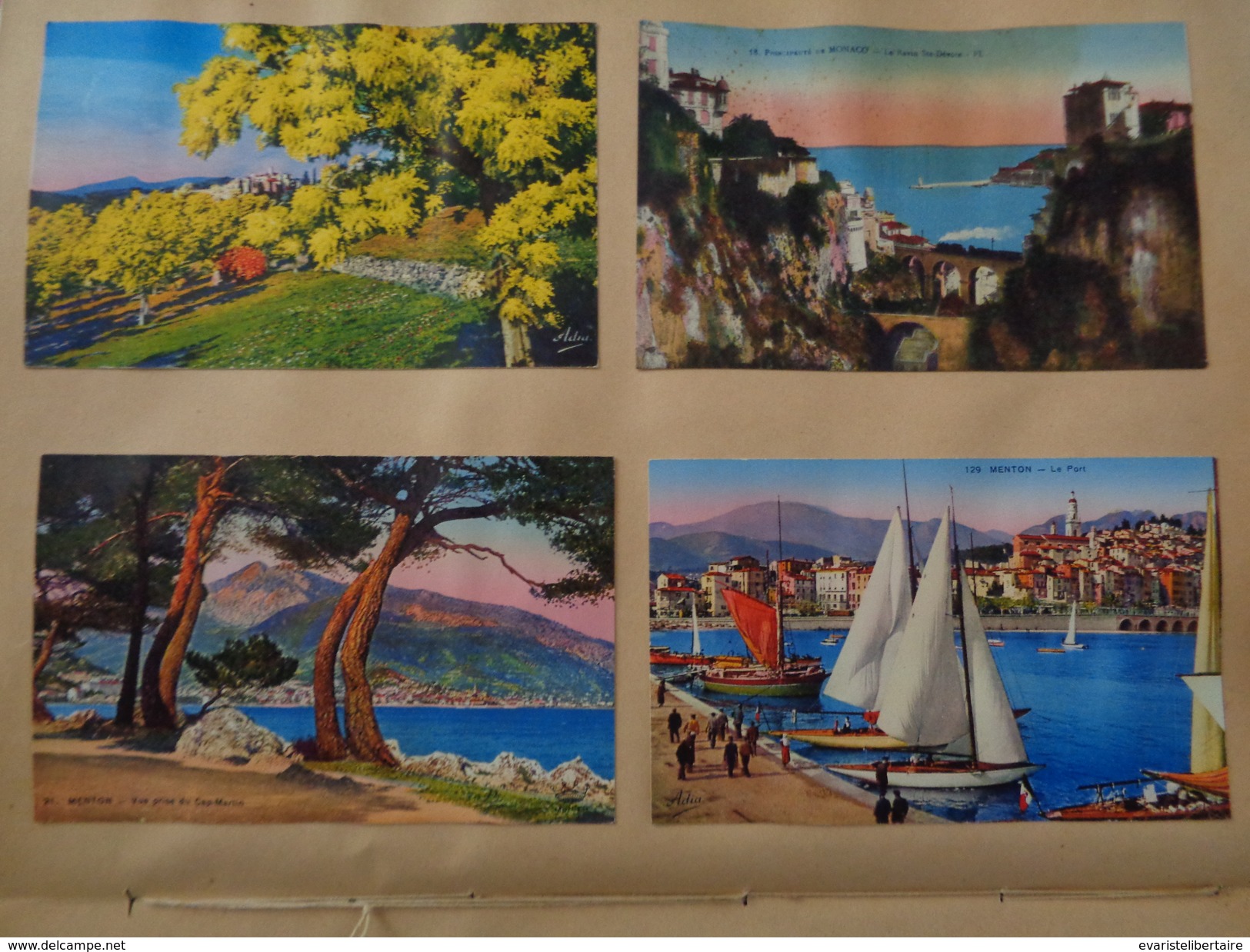 Album /cartes postales,photos de la Haute SAVOIE ,ALPES MARITIMES ,179 cartes et photos