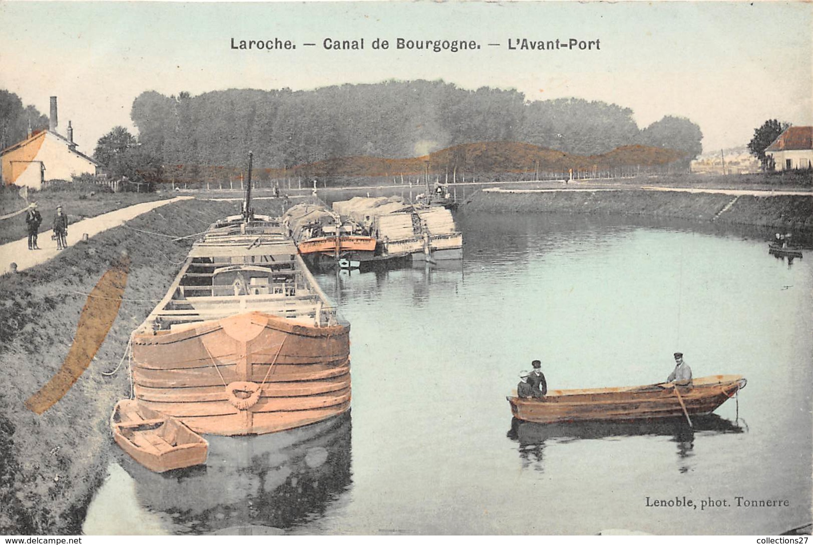 89-LAROCHE- CANAL DE BOURGOGNE, L'AVANT-PORT - Laroche Saint Cydroine