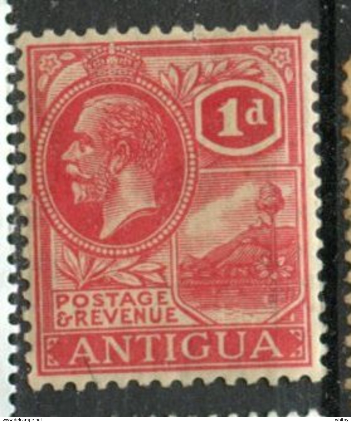 Antigua 1941  1p St Johns Harbour Issue #43  MH - 1858-1960 Crown Colony