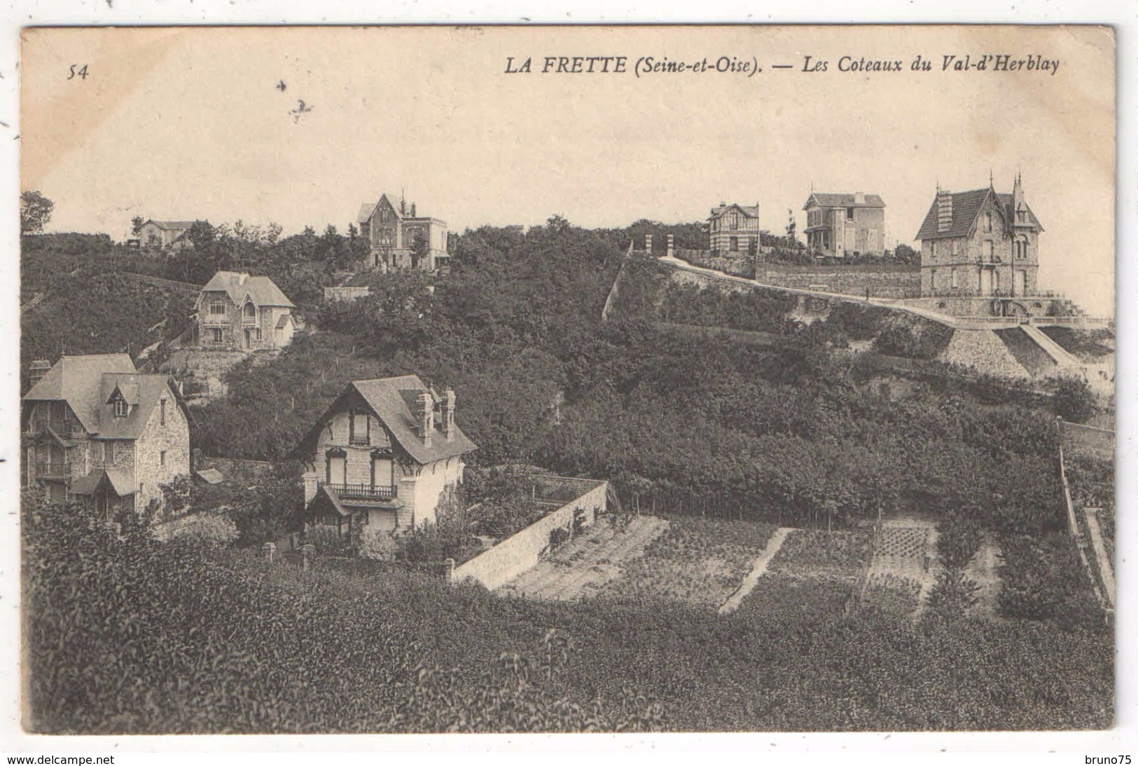 95 - LA FRETTE - Les Coteaux Du Val-d'Herblay - ND 54 - 1909 - La Frette-sur-Seine