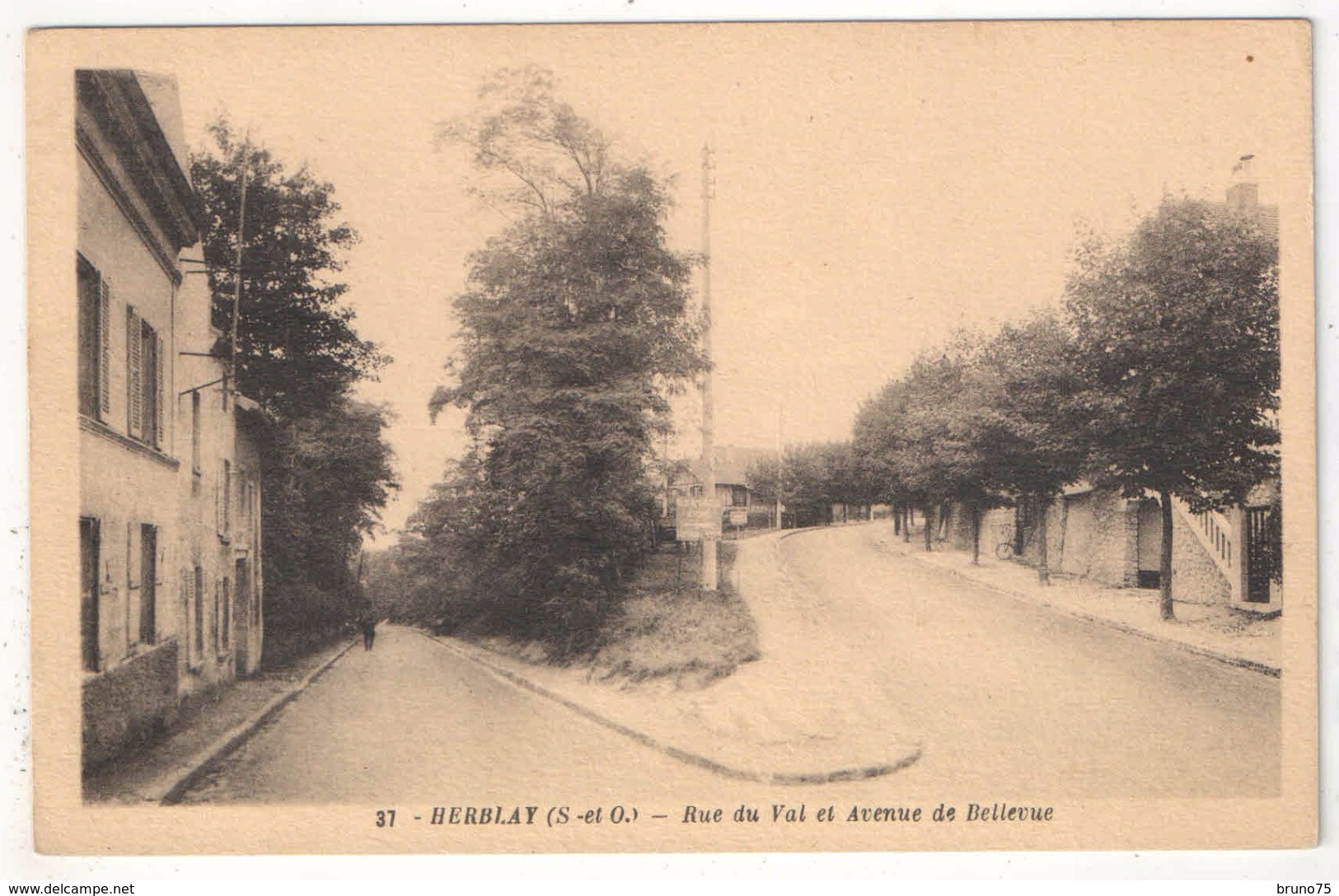 95 - HERBLAY - Rue Du Val Et Avenue De Bellevue - Robert 37 - Herblay