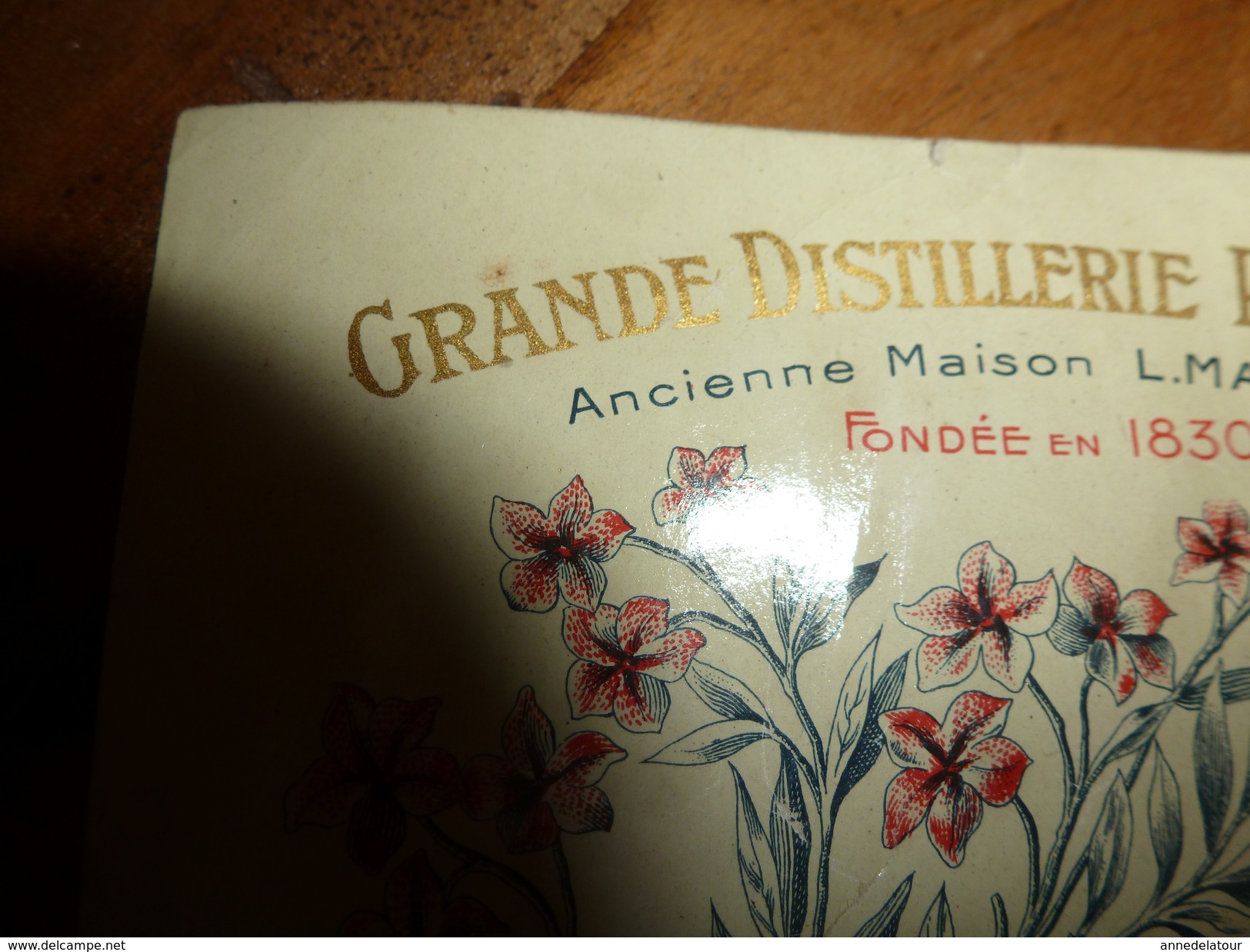 Etiquette Ancienne Grde Distillerie Pontoise Fondée En 1830 QUINA MARTINET Martinet Frère à Pont-de-Beauvoisin (Isère) - Autres & Non Classés