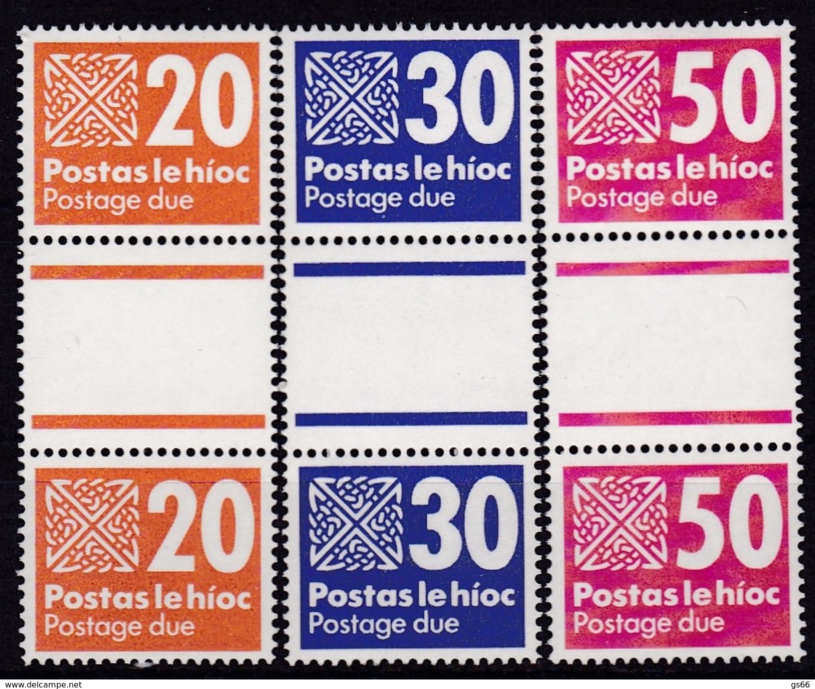 1972, Irland, 32/34, MNH ** Mit Zwischensteeg - Postage Due