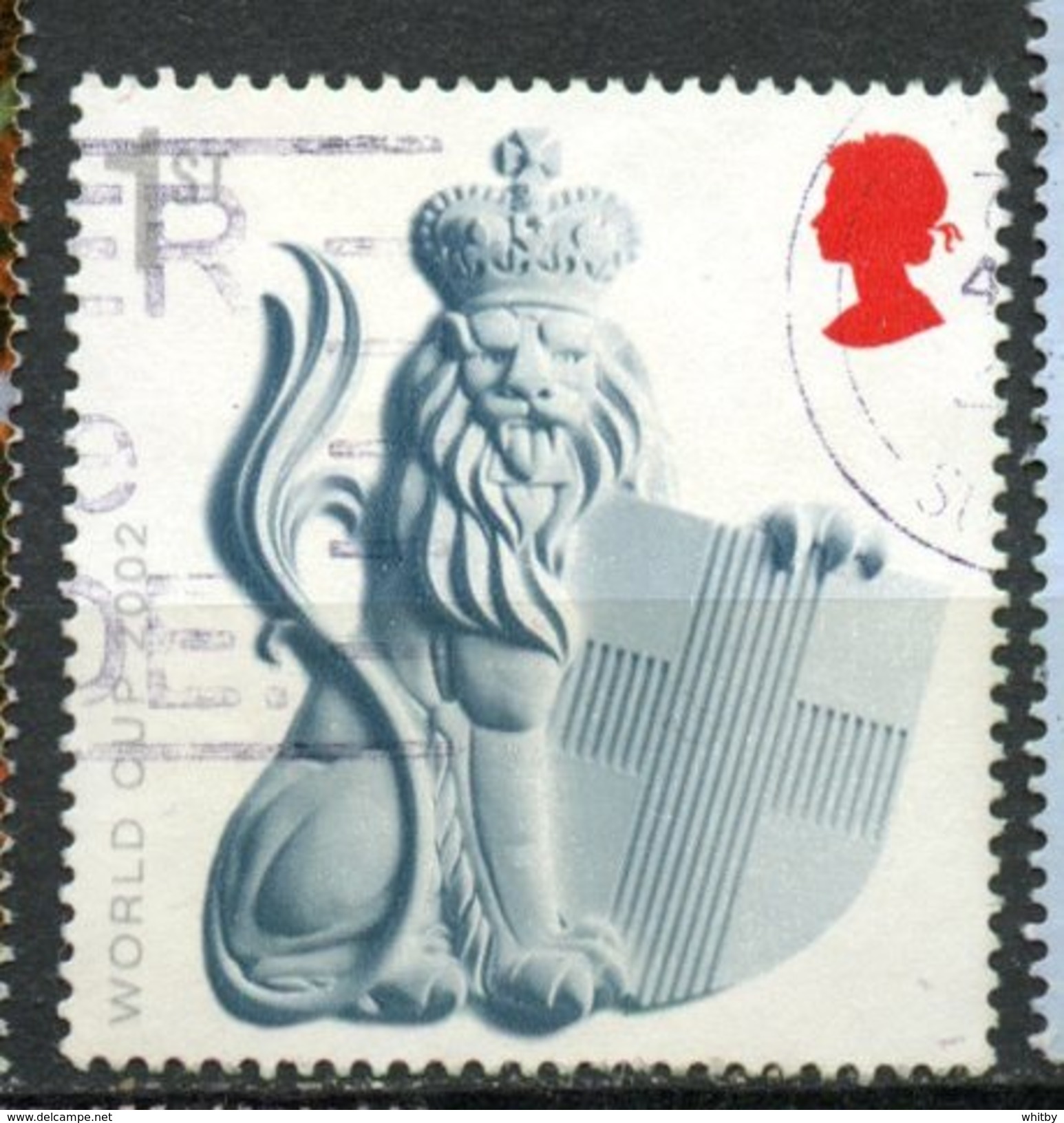 Great Britain 2002 1st Lion Issue #2054 - Usati