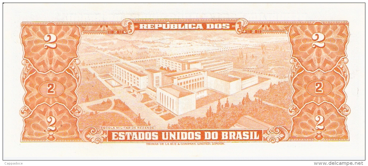 BRESIL   2 Cruzeiros   ND (1956-58)   Sign.3   P. 157Aa   UNC - Brésil