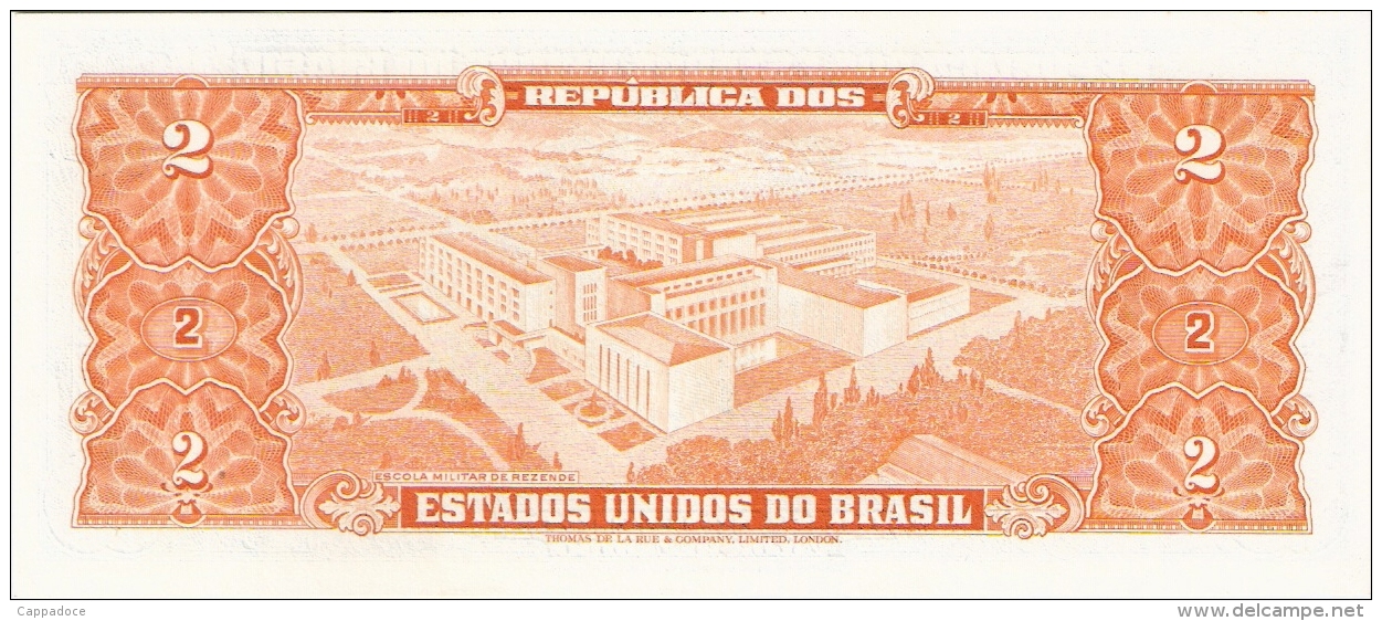 BRESIL   2 Cruzeiros   ND (1956-58)   Sign.5   P. 157Ab   UNC - Brésil