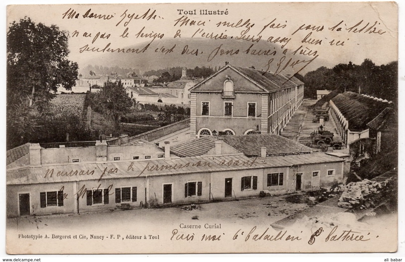 Toul : Caserne Curial (Phototypie A. Bergeret Et Cie - F.P. Editeur, Toul) - Toul