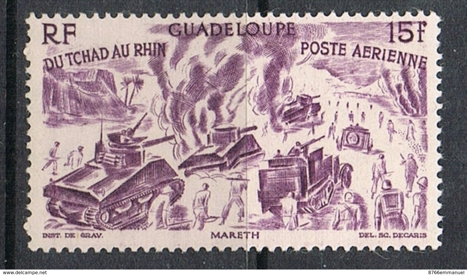 GUADELOUPE AERIEN N°9 N** - Airmail