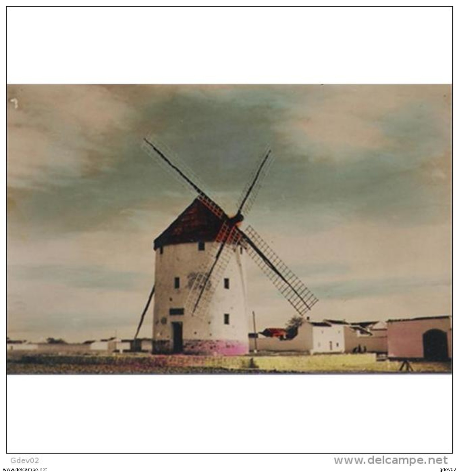 CDRLTP5396-LFTMD3799TARMDV.Tarjeta Postal DE CIUDAD REAL.Casas.MOLINO MUSEO GREGORIO PRIETO EN VALDEPEÑAS - Windmills