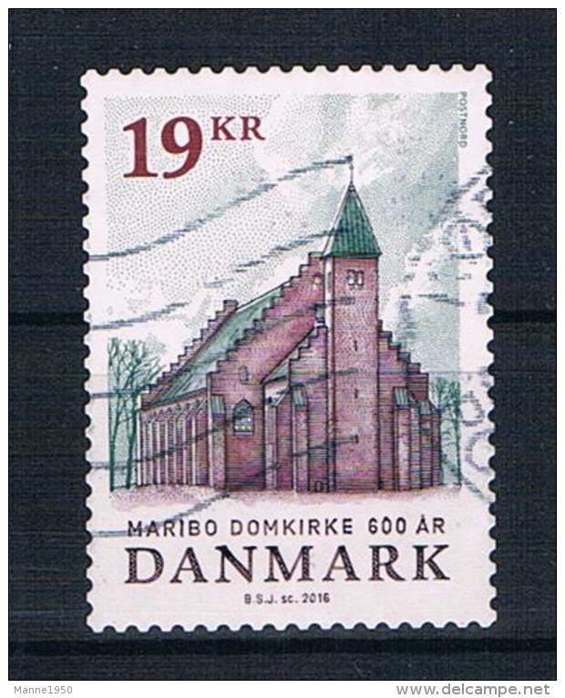 Dänemark 2016 Kirche Einzelmarke Gest. - Gebraucht