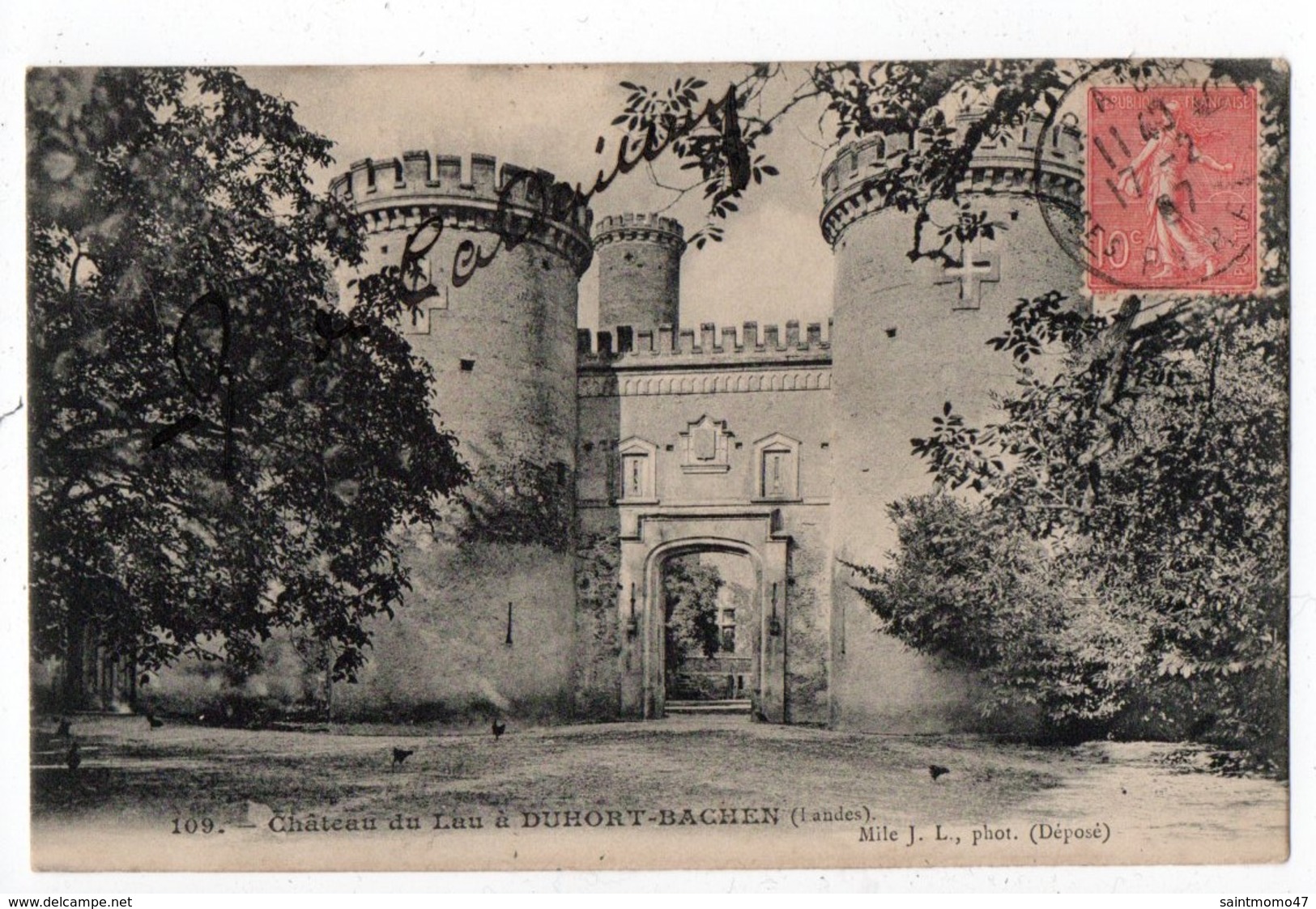 40 - DUHORT-BACHEN . CHÂTEAU DE LAU - Réf. N°1044 - - Autres & Non Classés