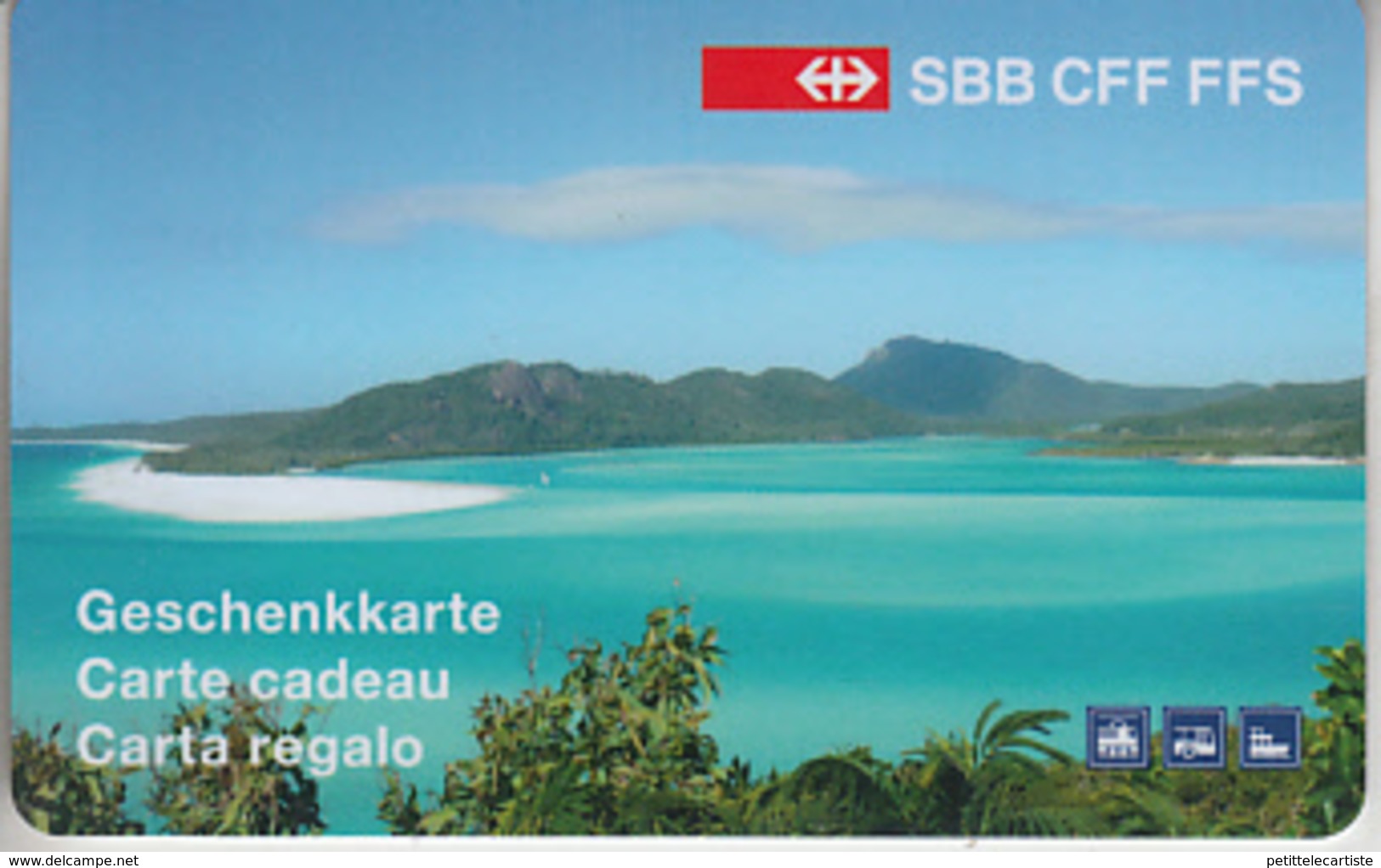 CARTE  KDO  SUISSE * GIFT CARD     ***   TRAIN - CFF - SBB - FFS / 5   *** - Tarjetas De Regalo