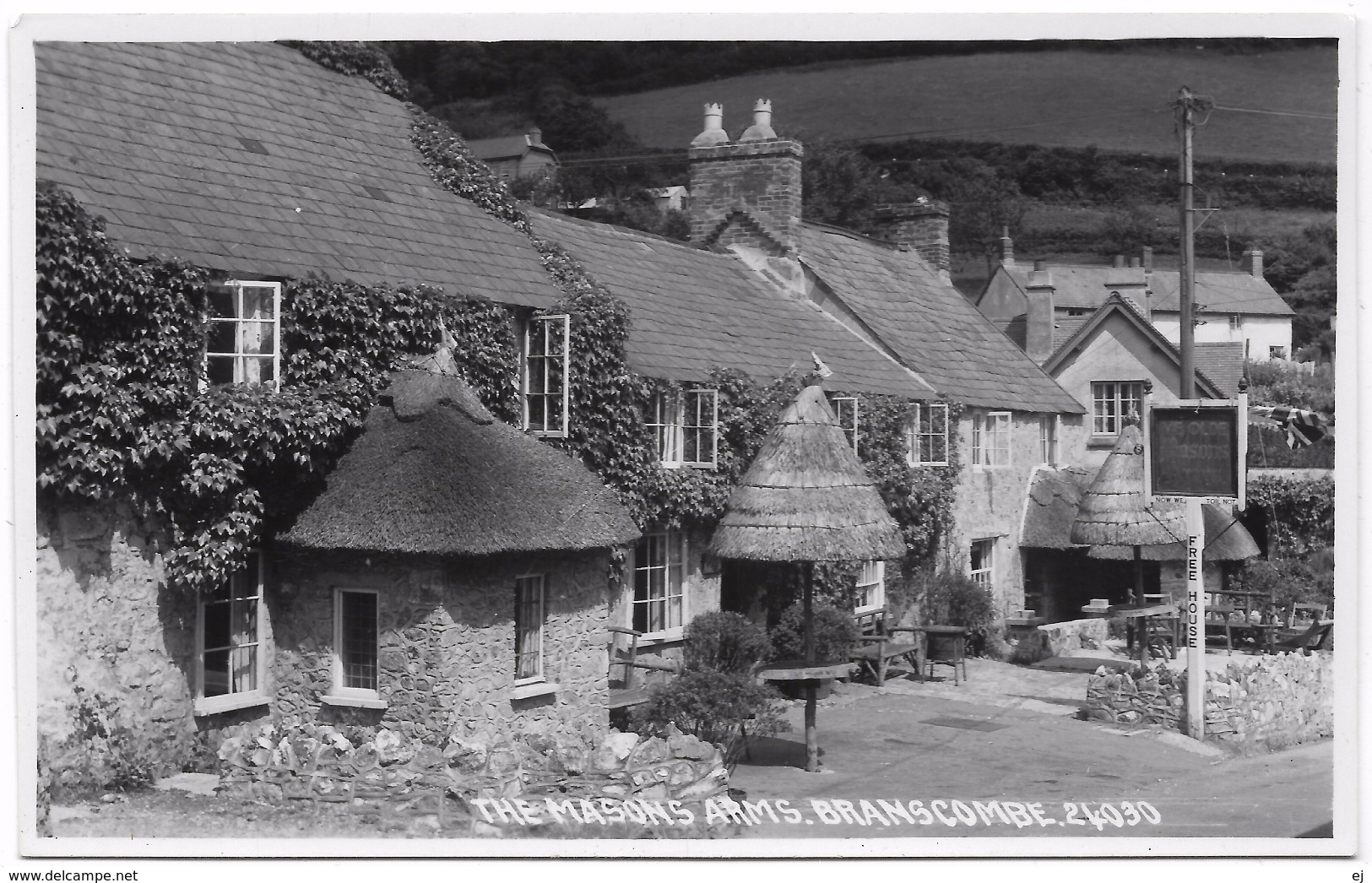 The Masons Arms, Branscombe (Ye Olde Masons Arms) - Real Photo - Unused - Chapman & Sons - Other & Unclassified