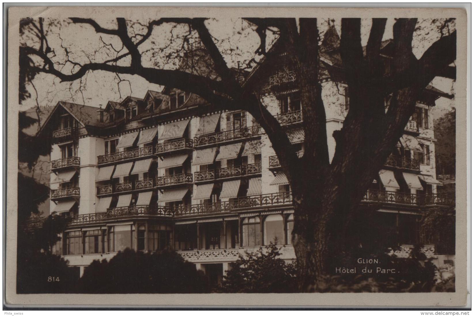 Glion - Hotel Du Parc - Photo: Perrochet-Matile No. 814 - Roche