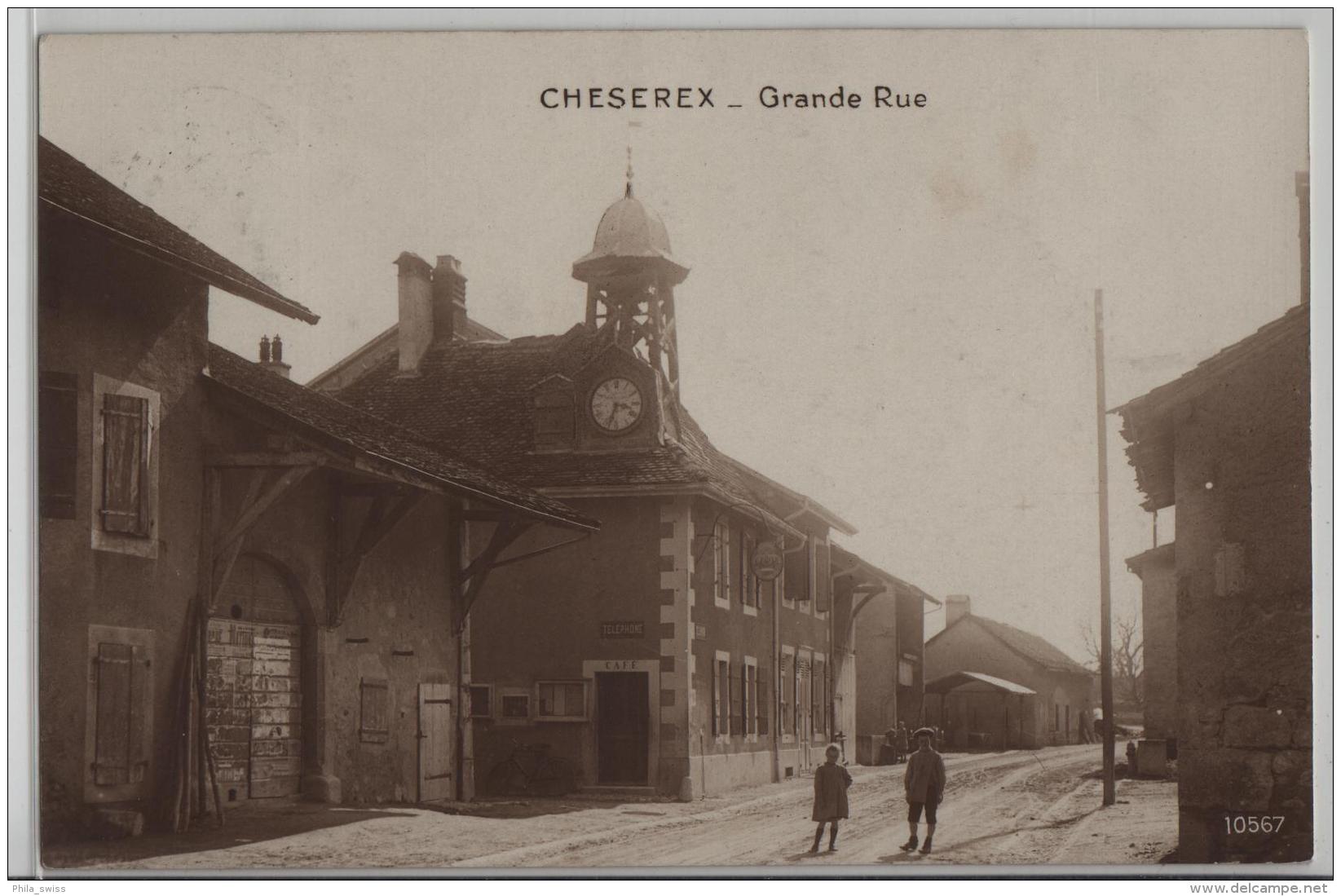 Cheserex - Grand Rue - Cafe - Animee - Chéserex
