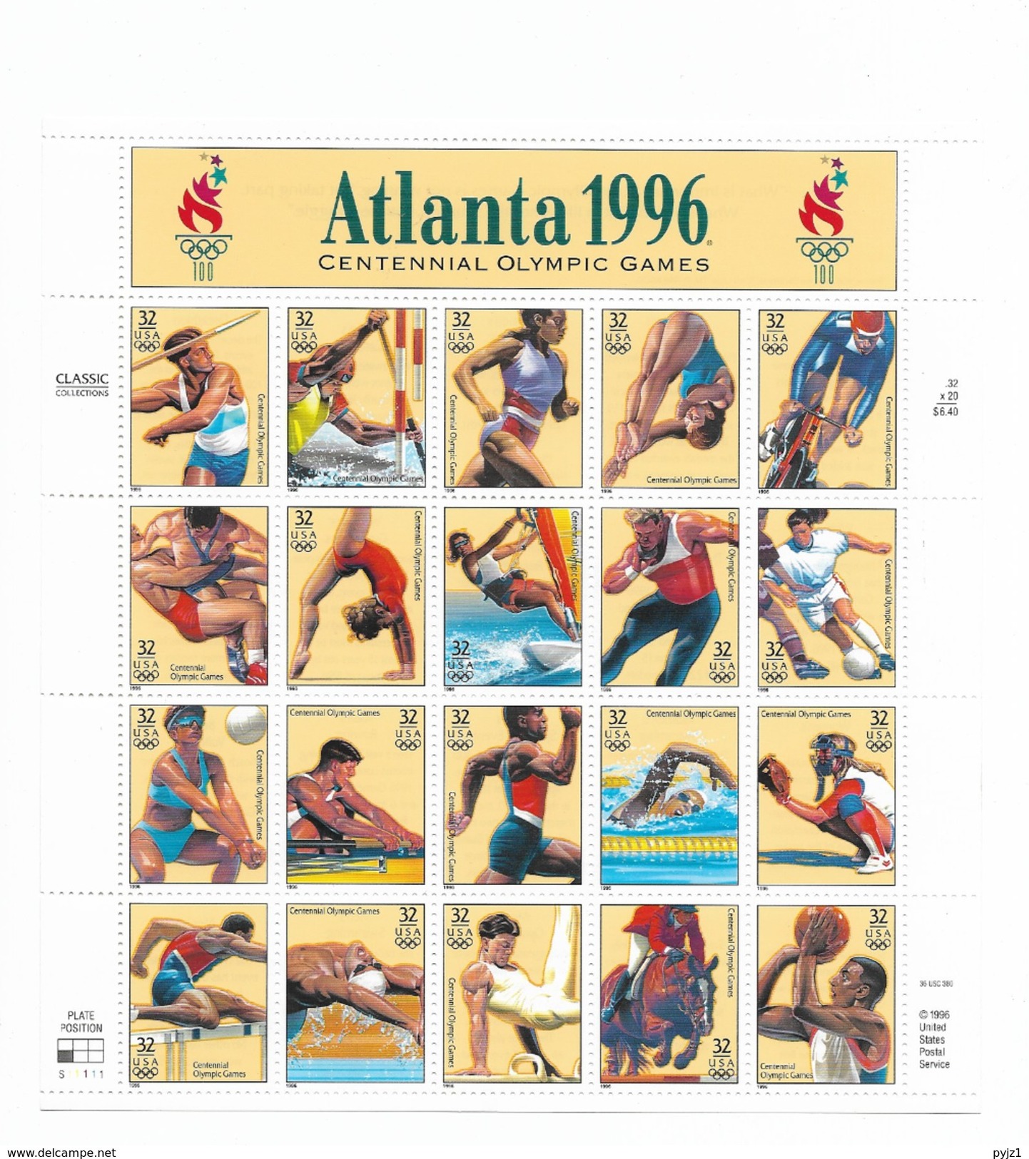 1996 MNH USA - Unused Stamps