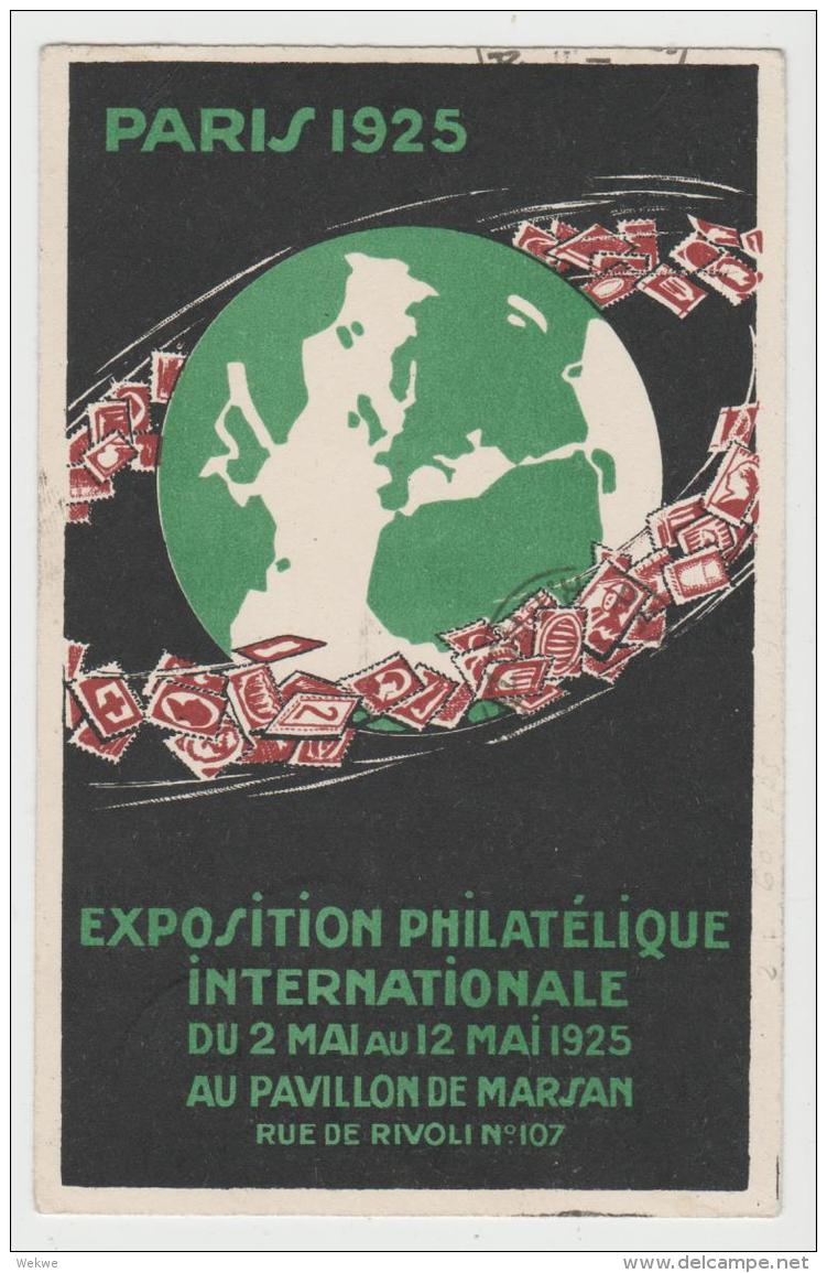 FS824  FRANKREICH - / Sonderganzsache Zur Philatelistischen Ausstellung 1925 Mit Sonderentwertung - Sonderganzsachen