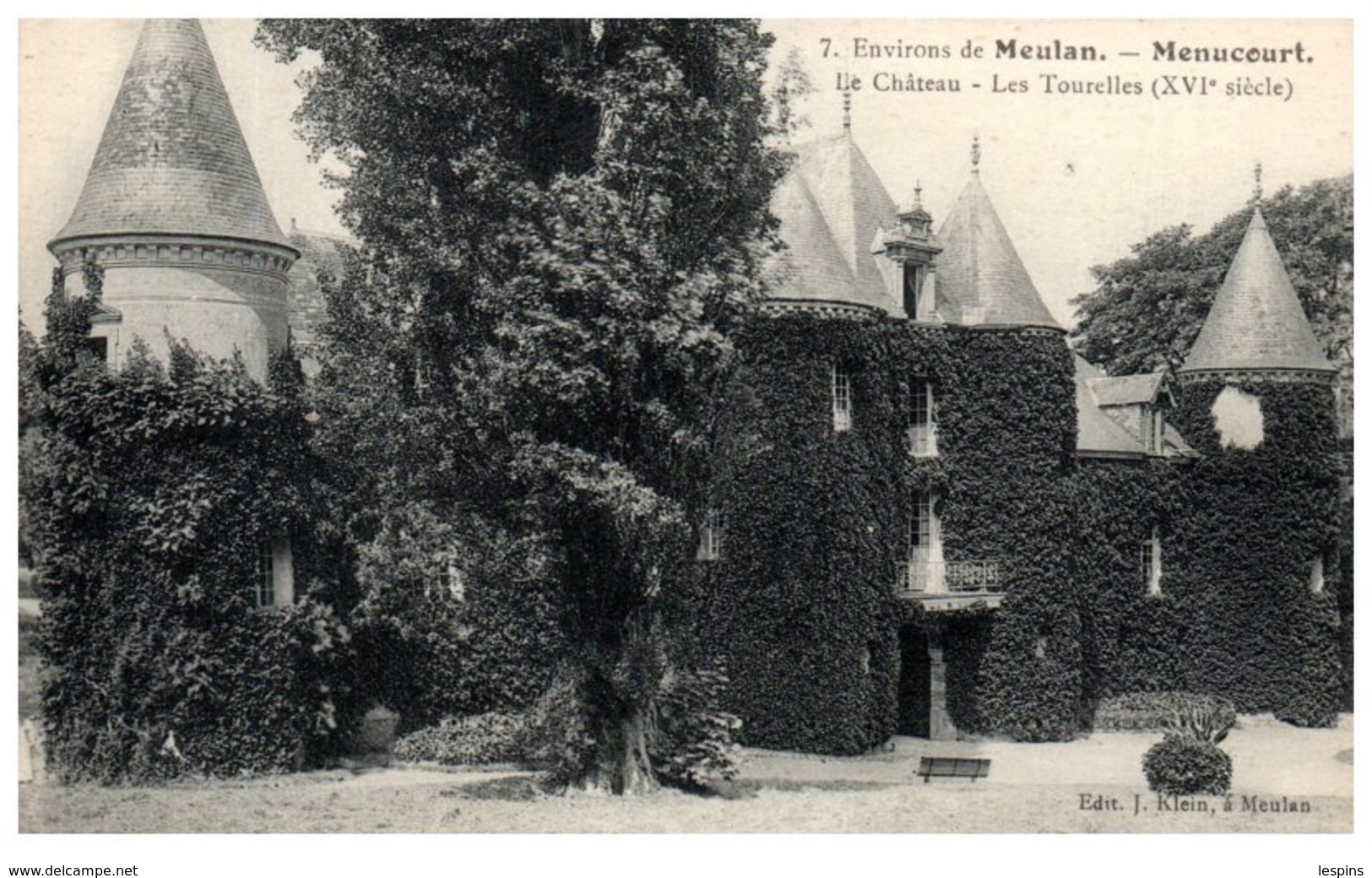95 - MENUCOURT --  Le Château - Les Tourelles - Menucourt