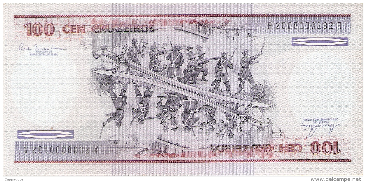 BRESIL   100 Cruzeiros   ND (1981)   Sign.20   P. 198a   UNC - Brasilien